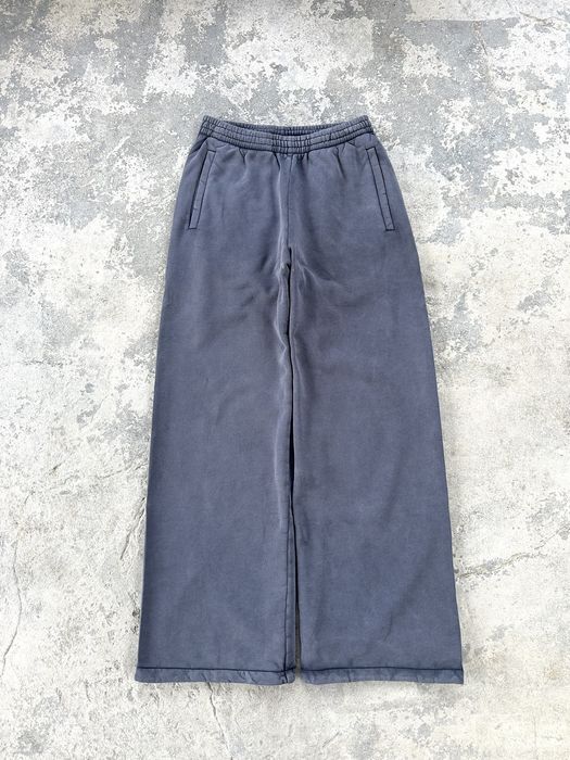 Balenciaga Yeezy Gap Wide Leg Double Layer Sweatpants | Grailed