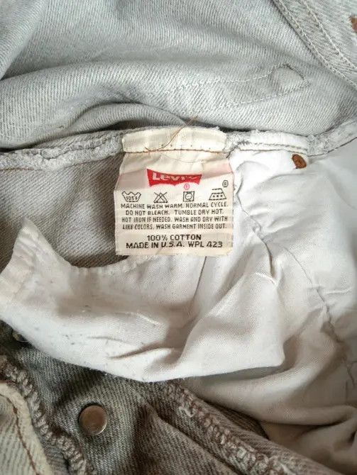 Levi's × Vintage 90s Vintage Levis 501 Made In USA Straight Leg Jeans 36x28 Size US 36 / EU 52 - 8 Thumbnail