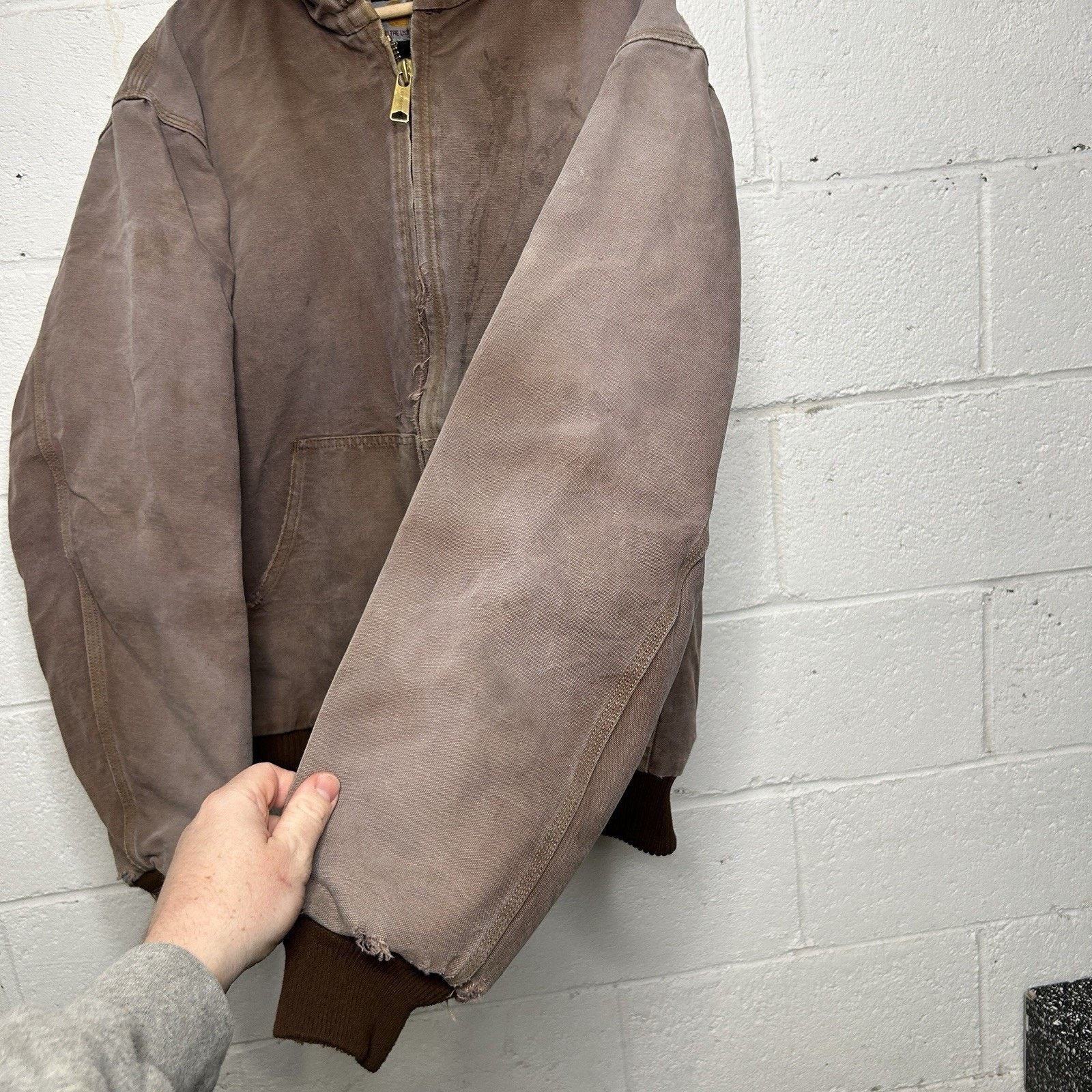 Carhartt Vintage Dyed Carhartt Hooded Active Jacket “Brown” J140 BRN Size US L / EU 52-54 / 3 - 10 Thumbnail