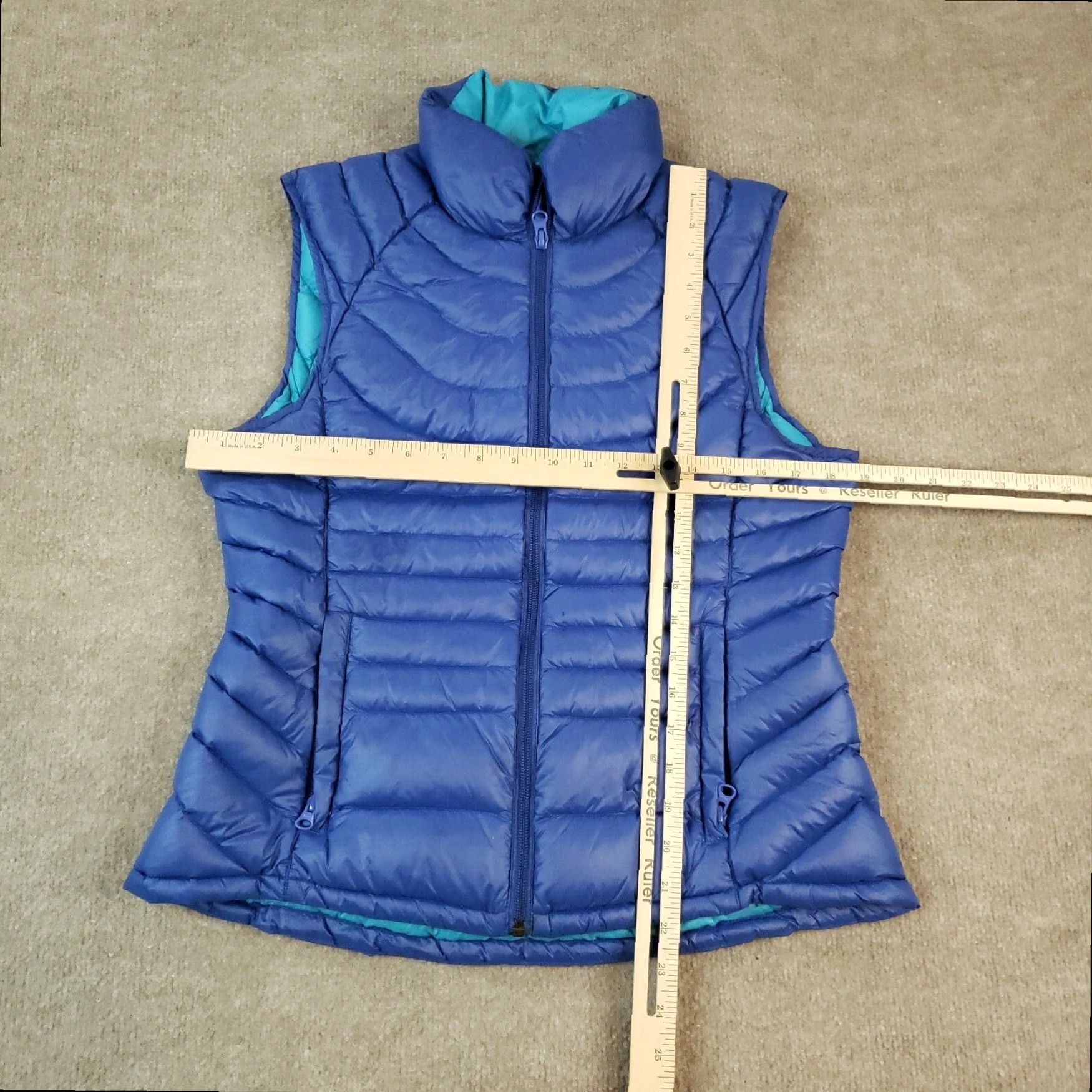 Vintage Bernardo Blue Down Puffer Vest Womens Medium Size M / US 6-8 / IT 42-44 - 2 Thumbnail