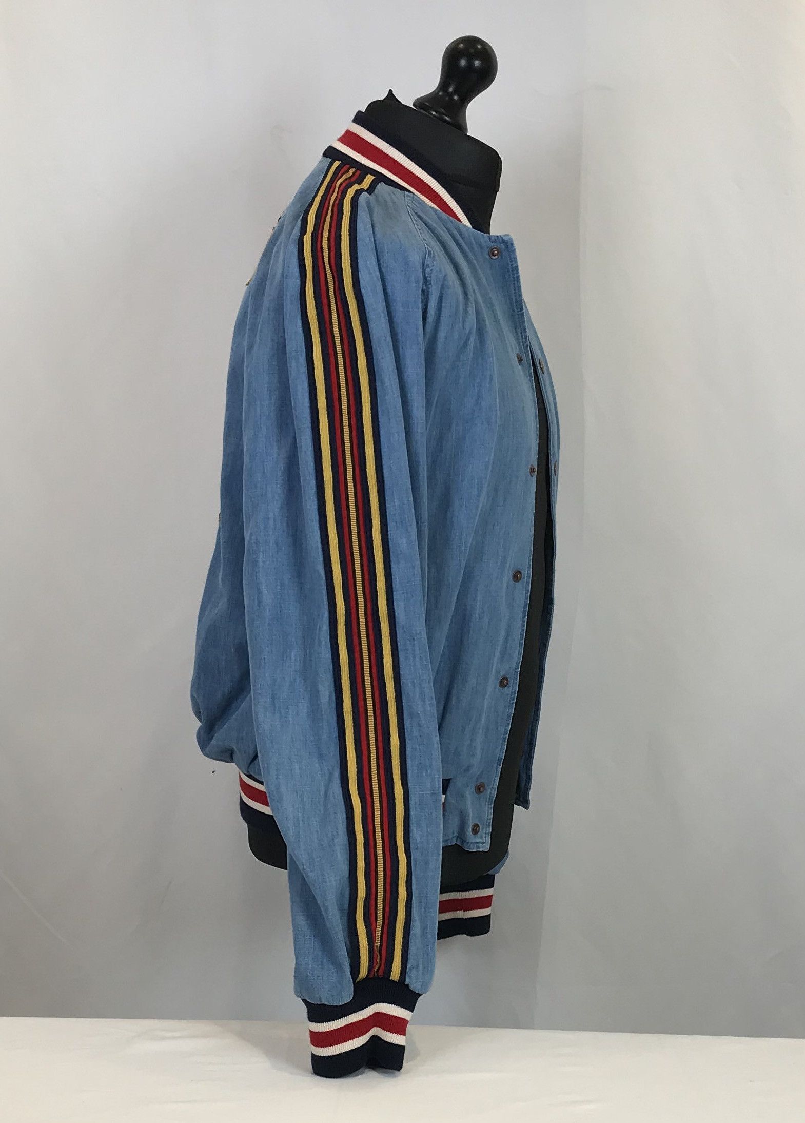 Gucci Gucci Privilegium Perpetuum Chambray Bomber Size US M / EU 48-50 / 2 - 3 Thumbnail