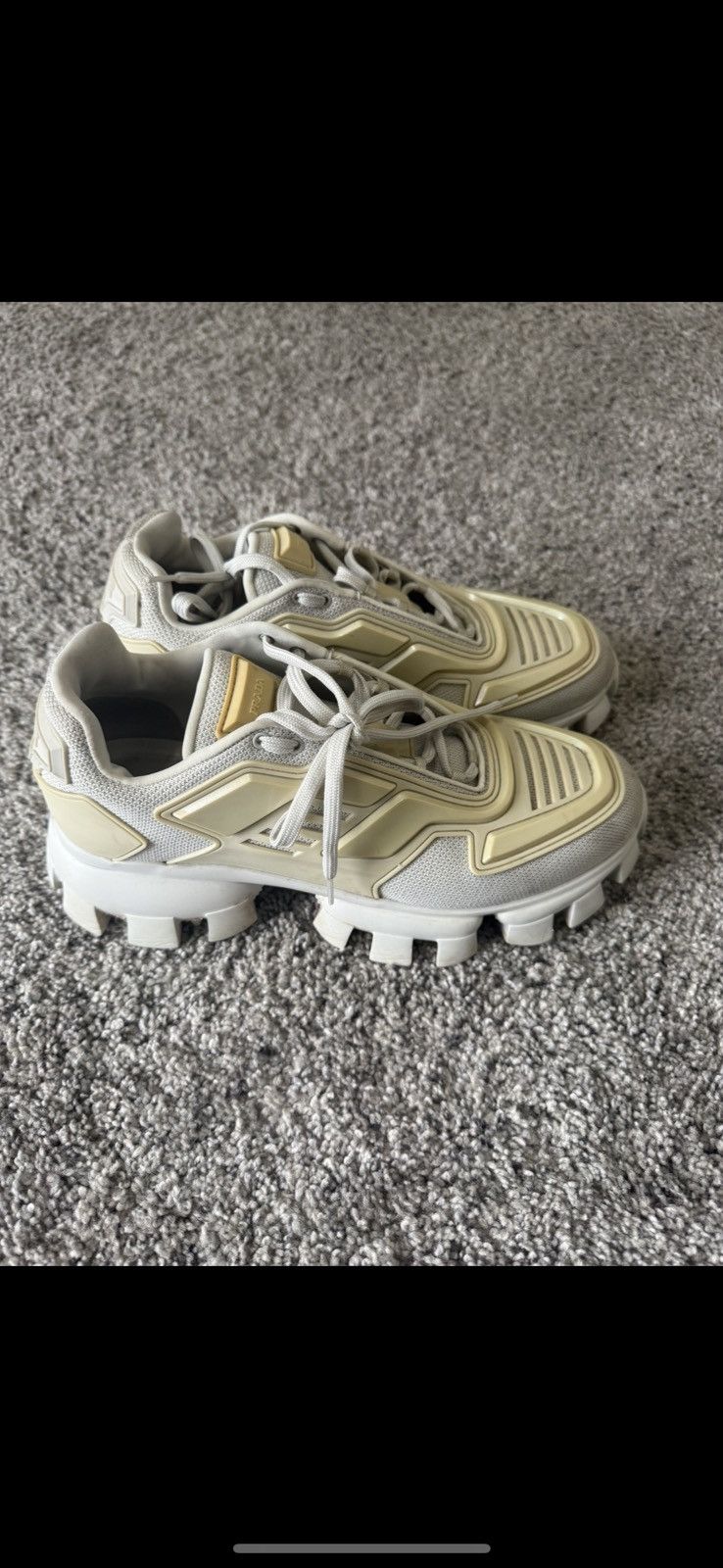 Prada Grey and cream prada shoes Size US 8 / EU 41 - 6 Thumbnail