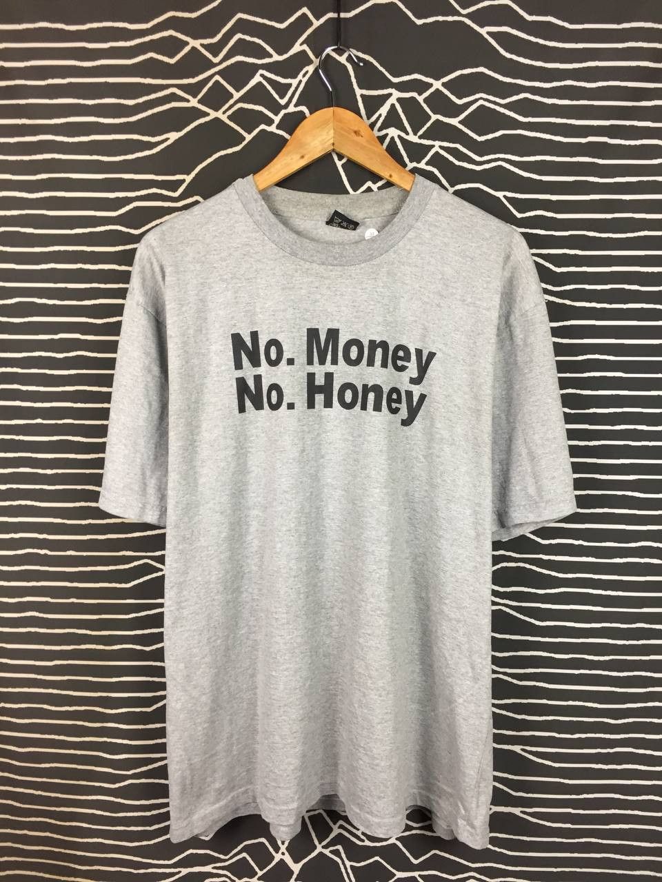 Vintage Vtg Funny T-Shirt No Money No Honey Graphic Tee Grey Size XL Size US XL / EU 56 / 4 - 1 Thumbnail