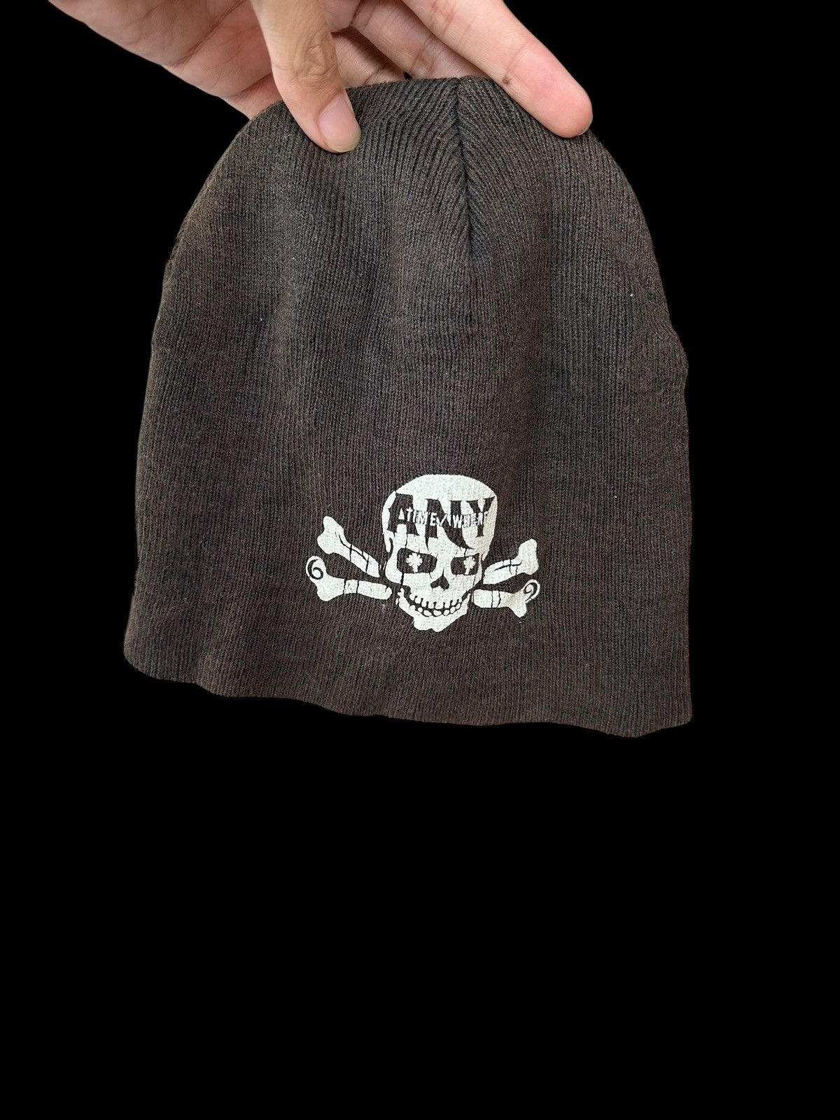 Japanese Brand × Kapital × Vintage Skull Sunfaded Japanese Punk Style Beanie Hatsu Size ONE SIZE - 7 Thumbnail