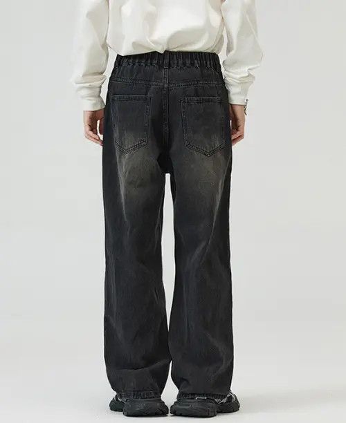 Japanese Brand × Jean American straight loose wide-leg men's baggy jeans Size US 32 / EU 48 - 4 Thumbnail