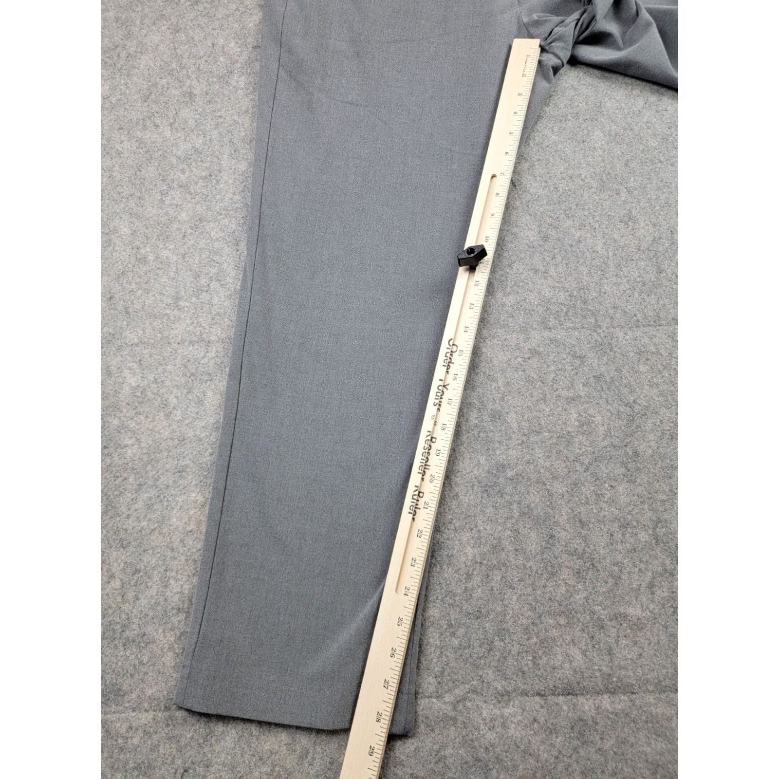 Ralph Lauren Lauren Ralph Lauren Dress Pants Mens 40x28 Gray Flat Front Straight Leg Dress Pants Mens Gray 40x28 City Preppy Wedding Mens Size US 40 / EU 56 - 2 Thumbnail