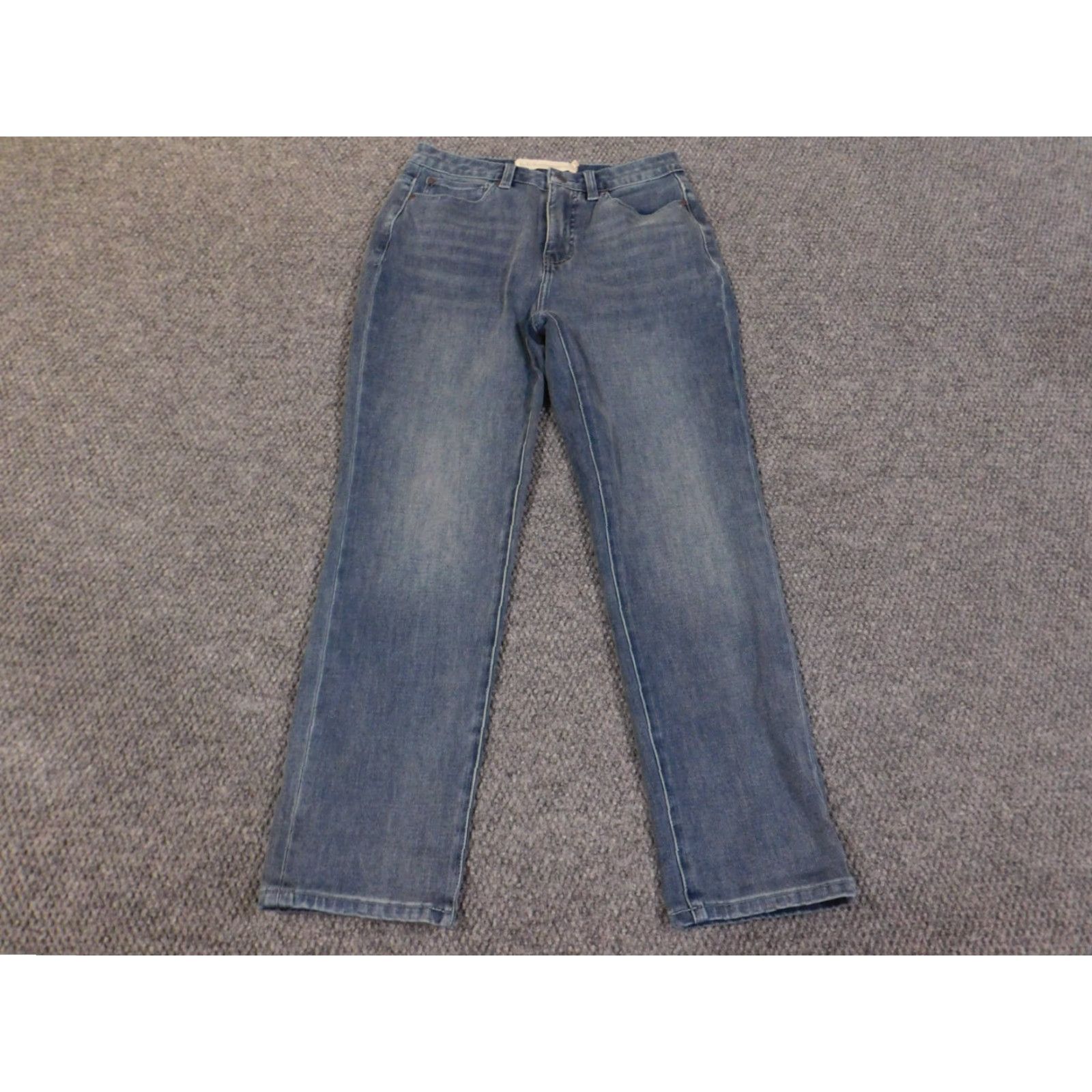 Soft Surroundings Soft Surroundings Jeans Straight 4P Petite Women Denim Stretch Mid Rise Inseam 27 Blue Retro Size 28" / US 6 / IT 42 - 2 Thumbnail