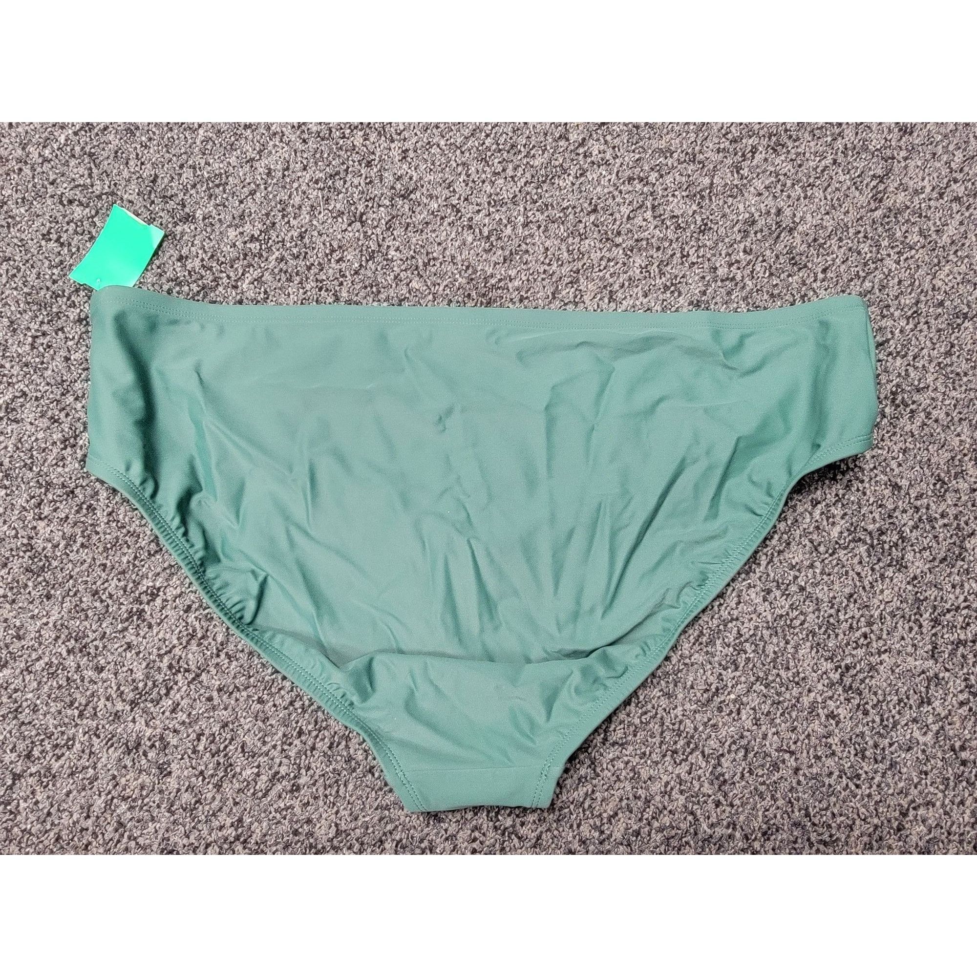 Other Xhilaration Womens Green Bikini Swim Bottom Size 24W/26W Nyl Size ONE SIZE - 3 Thumbnail