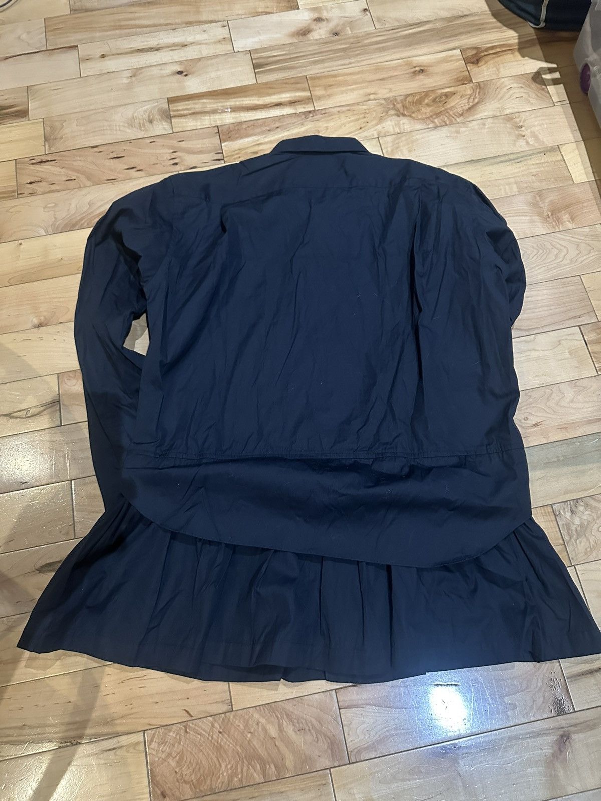 Comme des Garcons SHIRT CDG Long Sleeve Button Up Shirt w/ Pleated Skirt Size US L / EU 52-54 / 3 - 4 Thumbnail