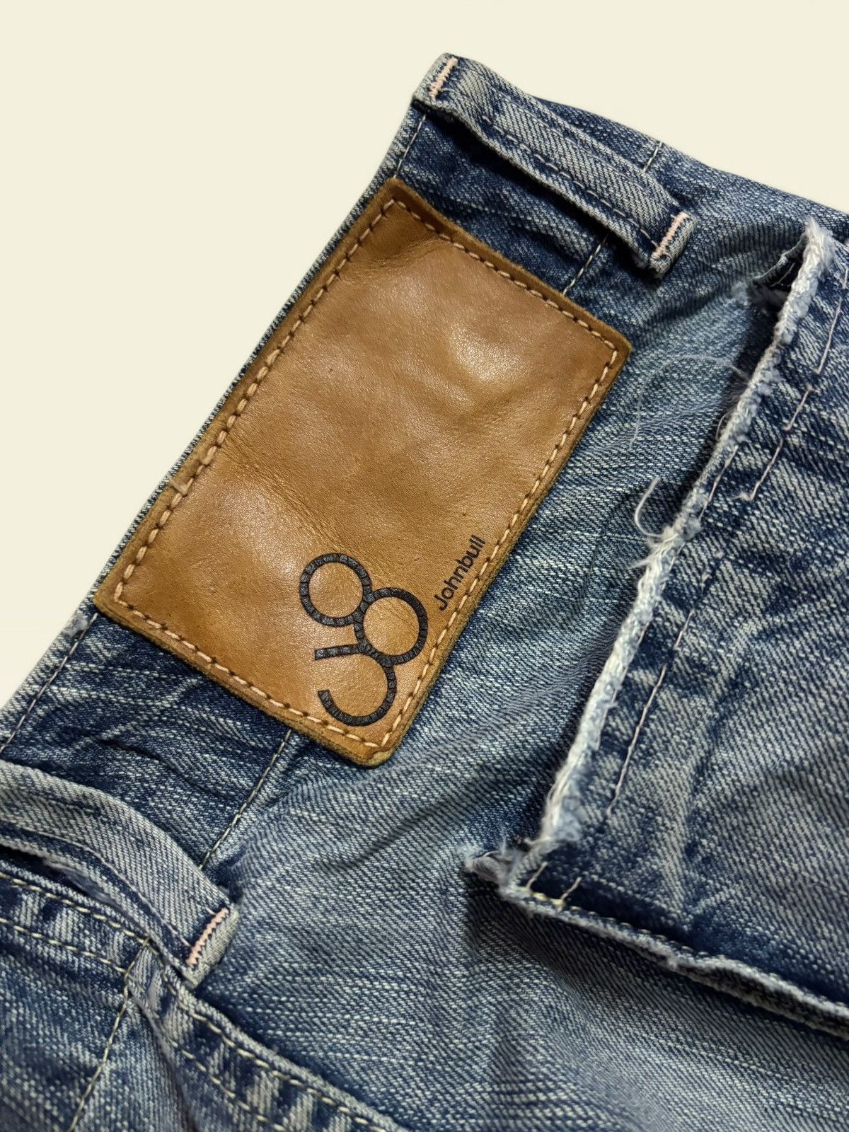 Hysteric Glamour Vtg Japan J8 Johnbull 3d Pocket Grunge Whisker Faded Jeans Size US 30 / EU 46 - 10 Thumbnail