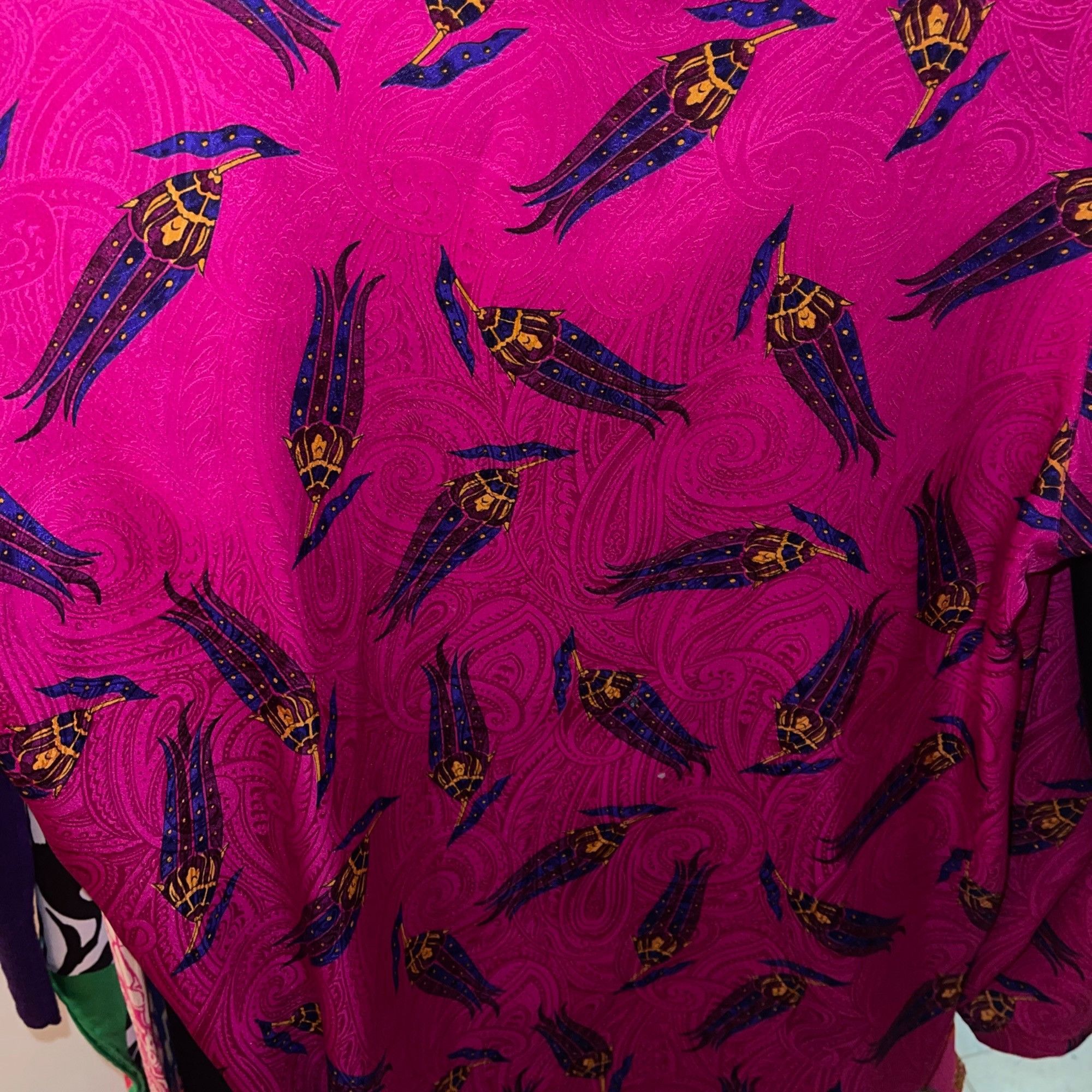 Vintage Classiques Vintage Womens Blouse Size 6 Pink Size M / US 6-8 / IT 42-44 - 5 Thumbnail