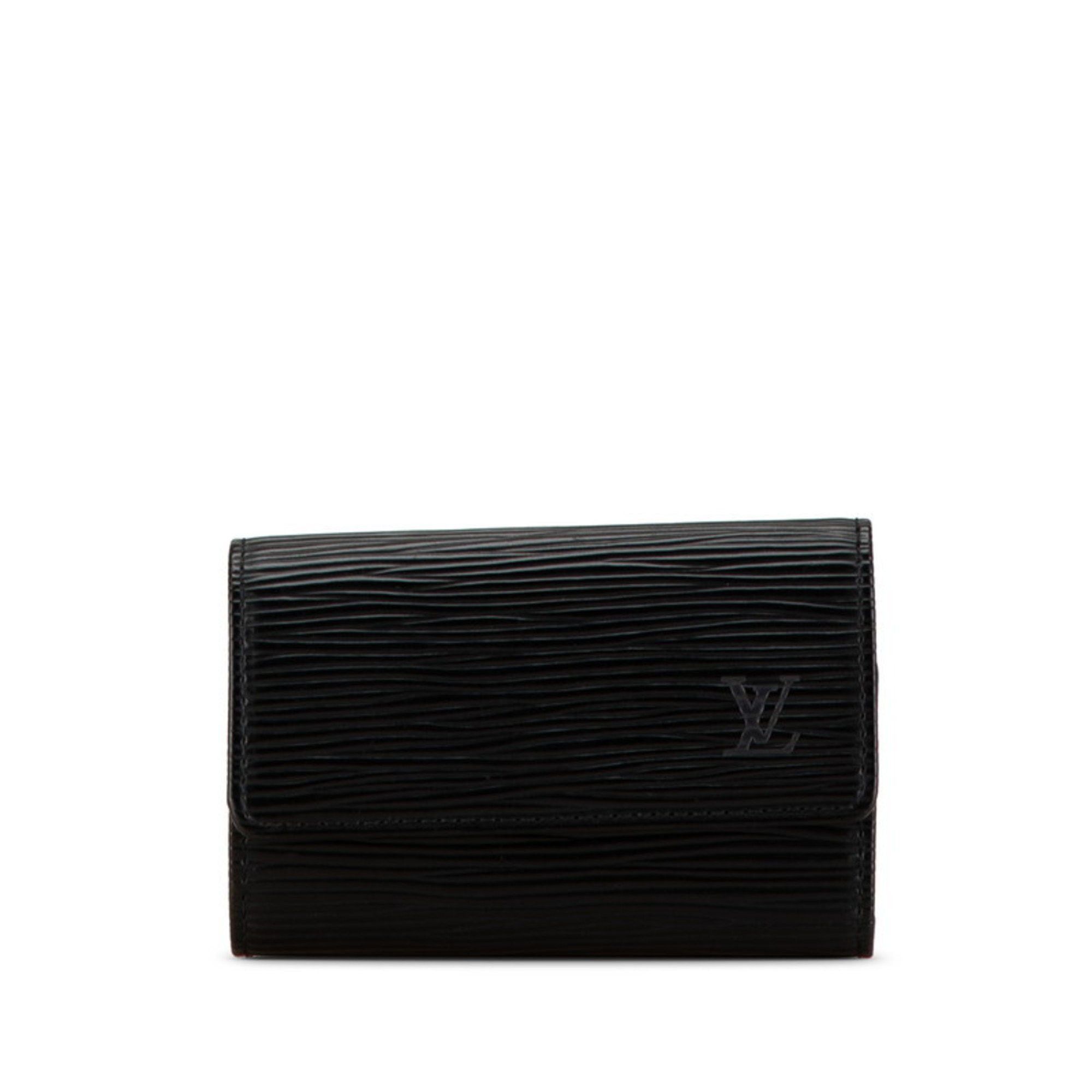 Louis Vuitton Louis Vuitton Epi Multicle 6 Key Case M63812 Noir Black Leather Women's LOUIS VUITTON Size ONE SIZE - 1 Thumbnail