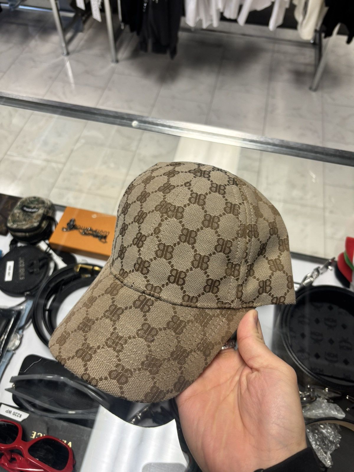 Balenciaga × Gucci Gucci Balenciaga the hacker project hat | Grailed