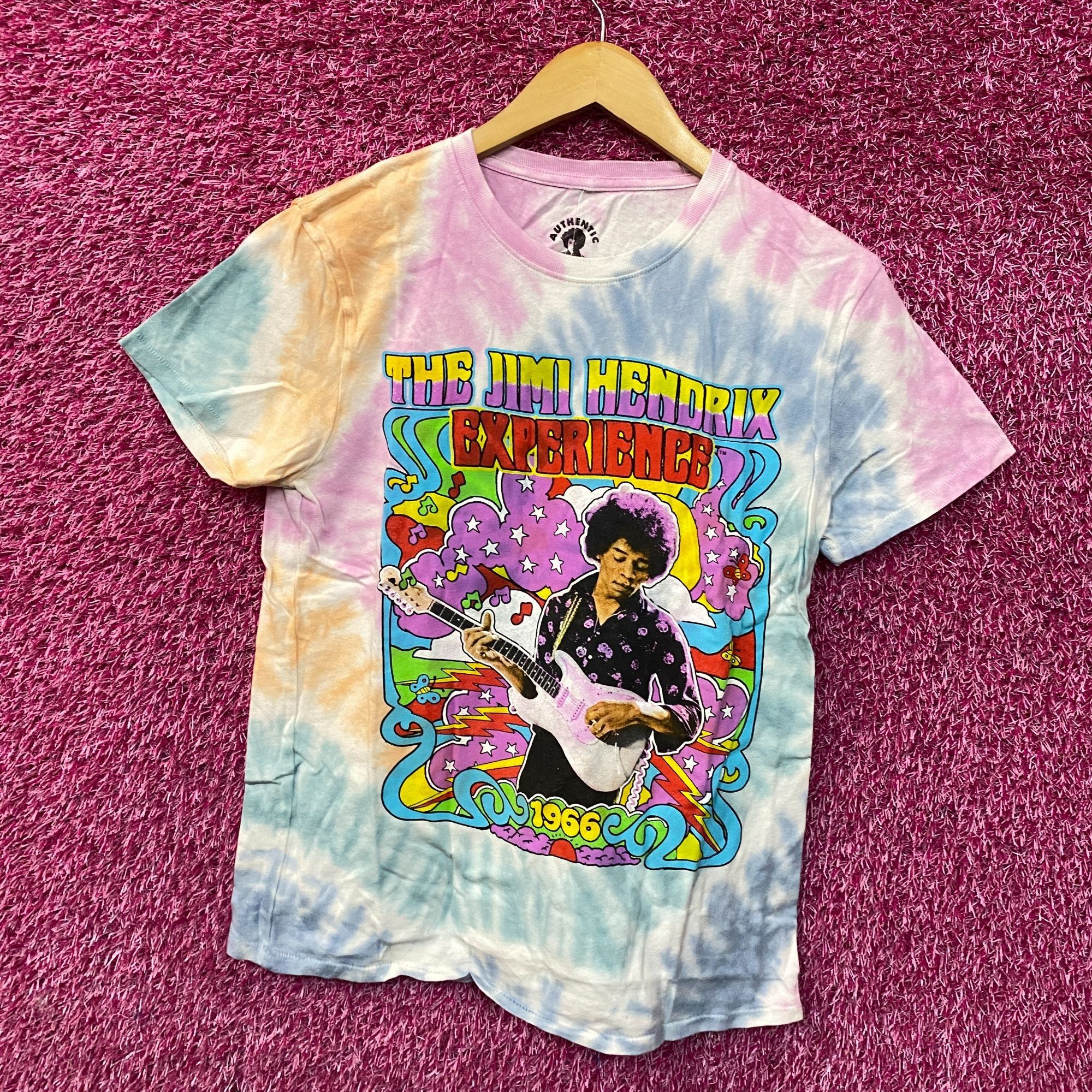 Jimi Hendrix Jimi Hendrix Ready Steady Go 1966 Vintage Tie Dye Tee Medium Size US M / EU 48-50 / 2 - 2 Thumbnail