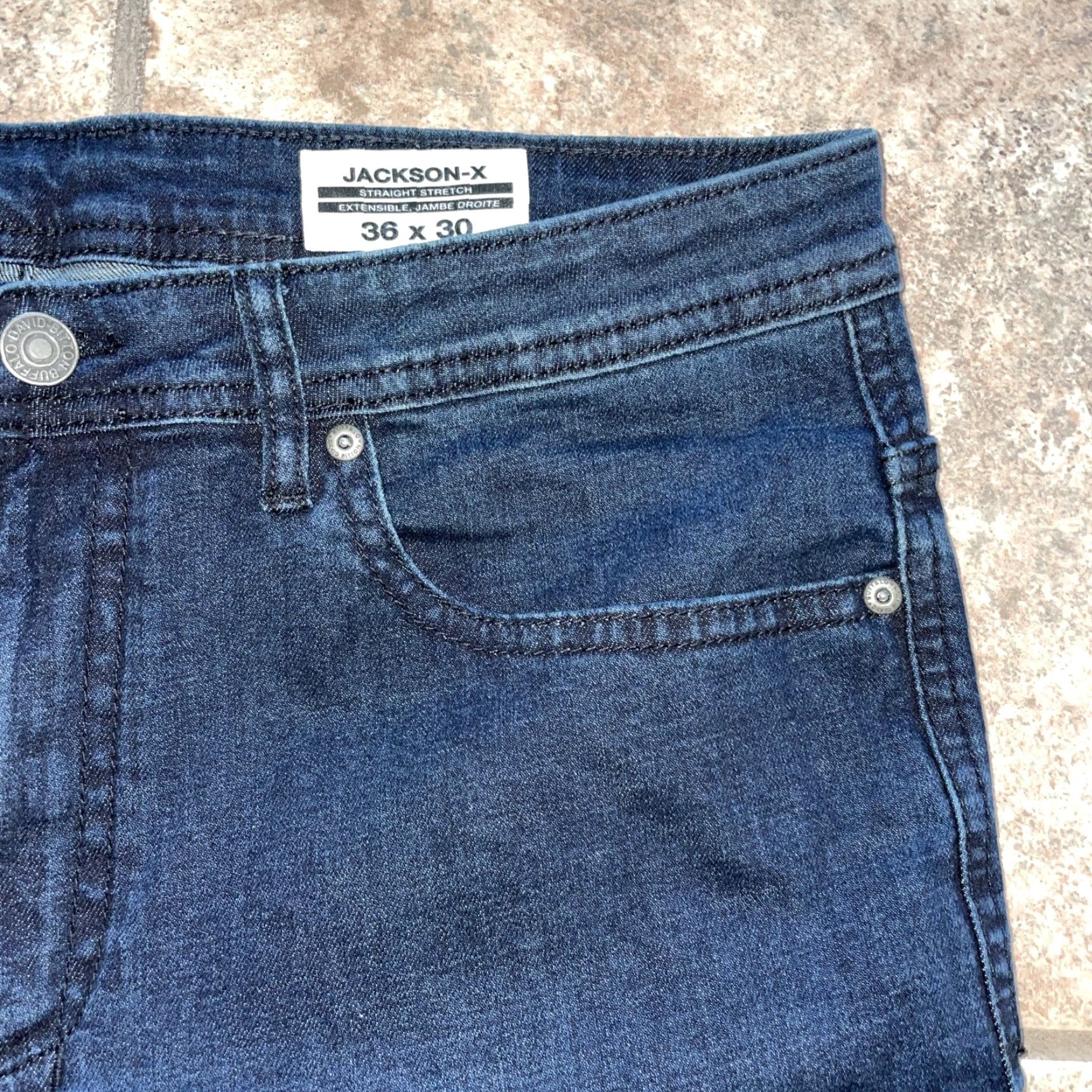 Buffalo David Bitton Buffalo David Bitton Blue Jackson X Jeans Mens Size 36x30 Blue Jeans Men 36x30 Straight Regular Size US 36 / EU 52 - 2 Thumbnail
