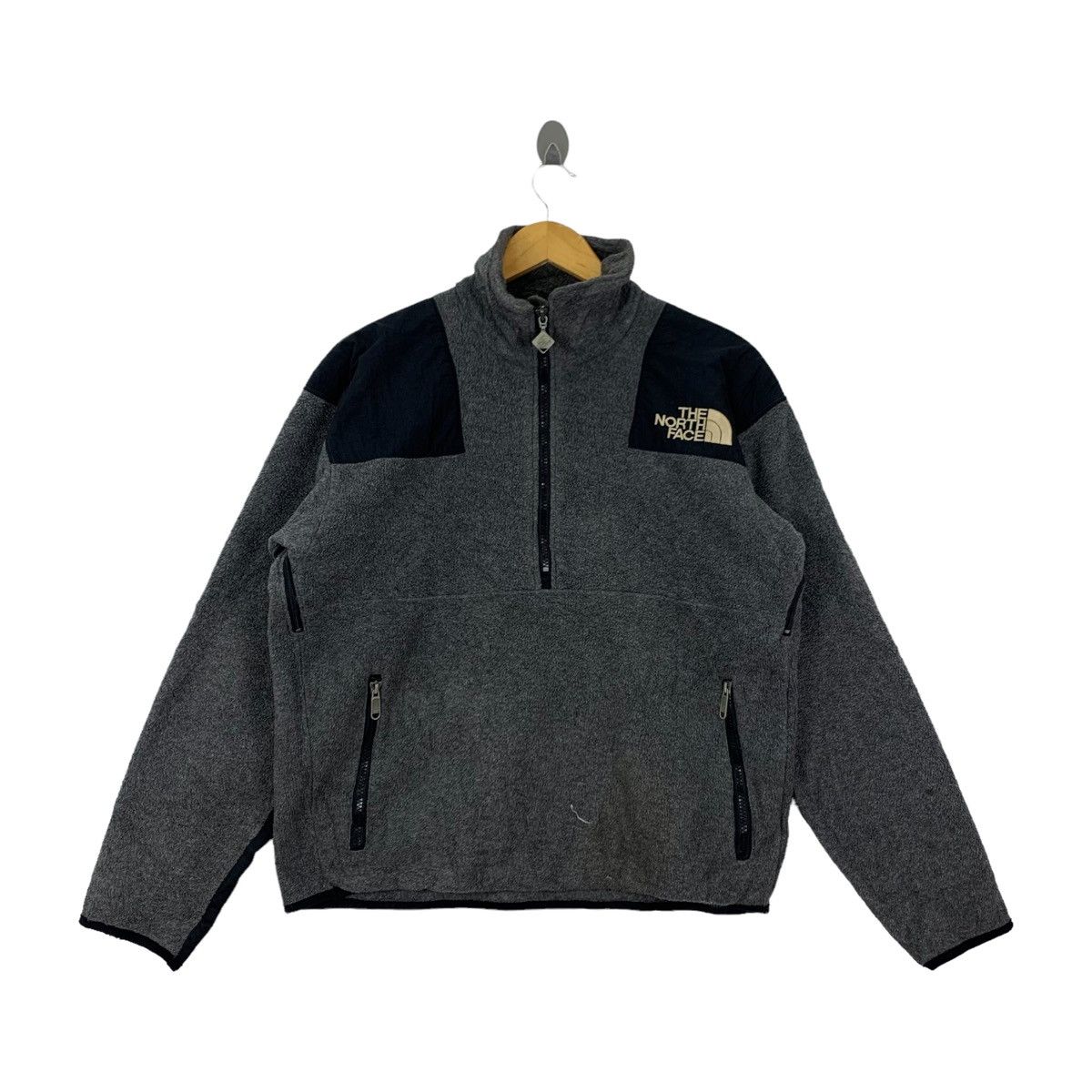 The North Face Vintage THE NORTH FACE Fleece Half Zipper Jumper Sweatshirt Size US L / EU 52-54 / 3 - 1 Thumbnail