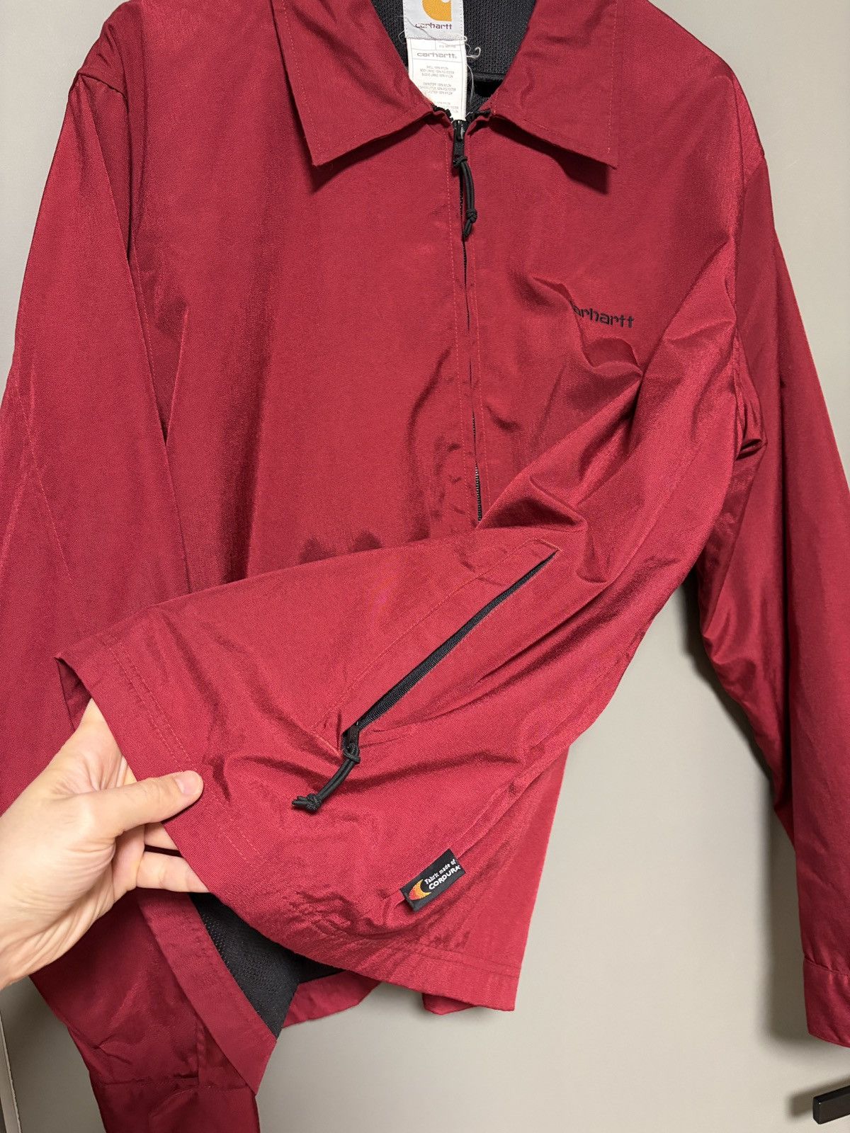 Carhartt Carhartt CORDURA Red Work Jacket Windbreaker Size US XL / EU 56 / 4 - 13 Thumbnail