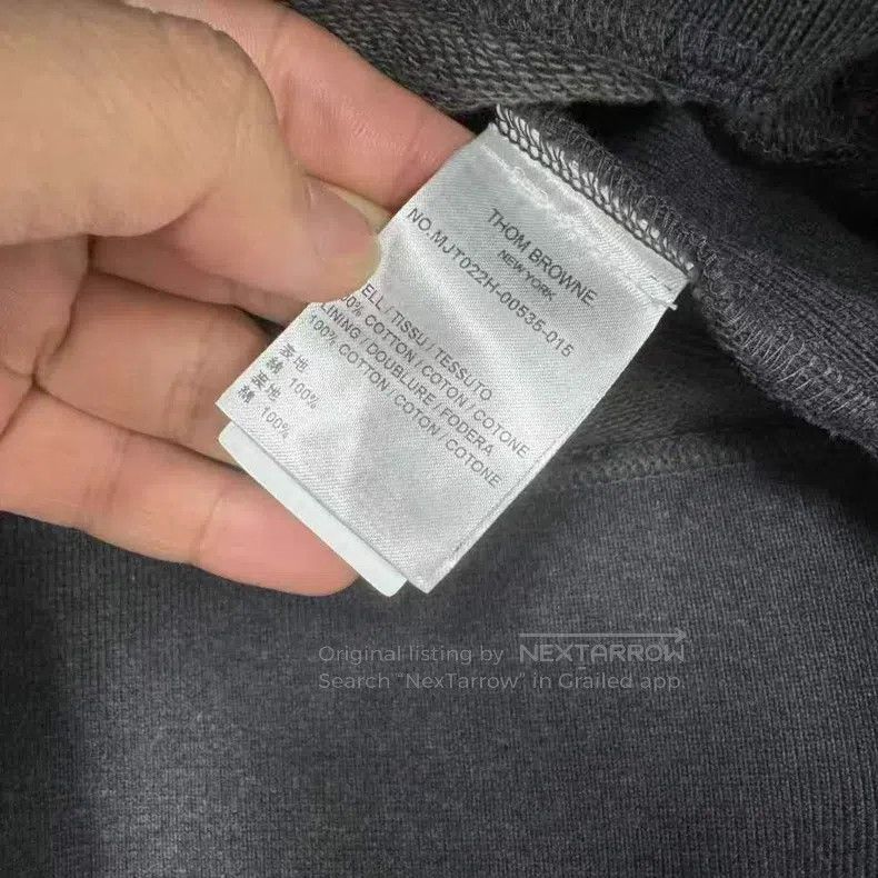 Thom Browne Thom Browne Grey Zip-Up Jacket Size US L / EU 52-54 / 3 - 5 Thumbnail