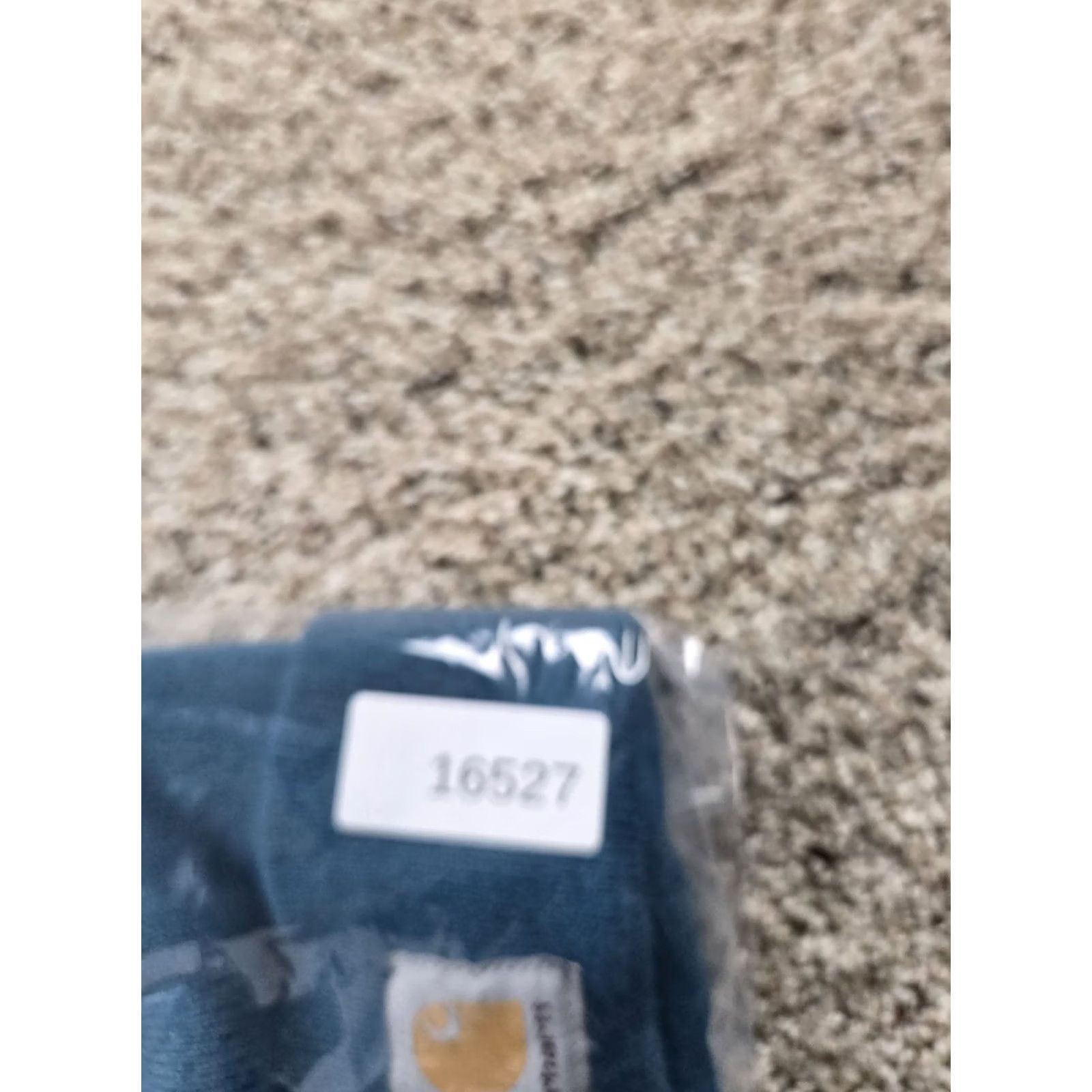 Carhartt Carhartt Beanie Hat OSFA Knit Ribbed Stretch Teal Blue Cuffed Winter Mens 1 Size Knit Acrylic Black Size ONE SIZE - 4 Thumbnail