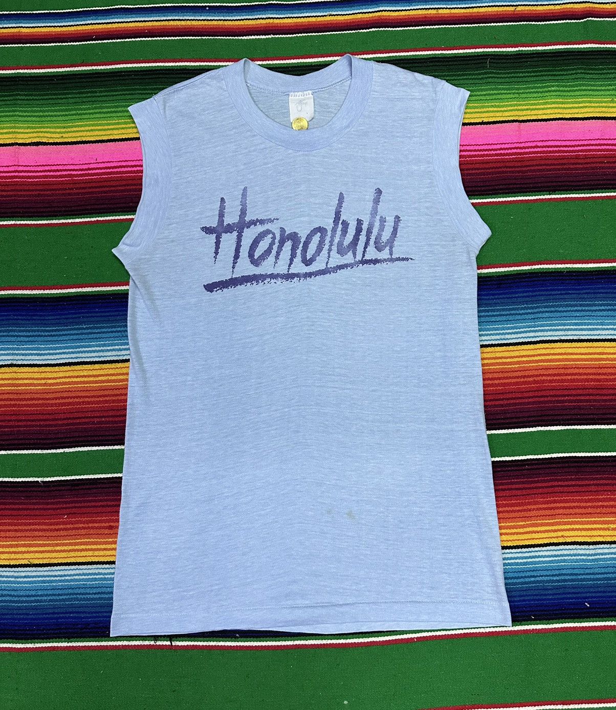 Russell Athletic 💥Vintage Honolulu💥 Simple Tee Honolulu Usa💥 Size US M / EU 48-50 / 2 - 1 Thumbnail