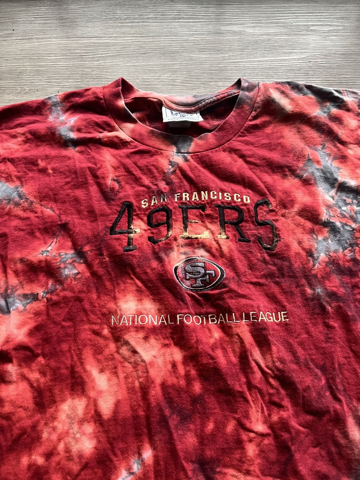 Lee Lee Sport San Francisco 49ers Shirt Tie Dye Sz L Thrashed Size US L / EU 52-54 / 3 - 2 Thumbnail