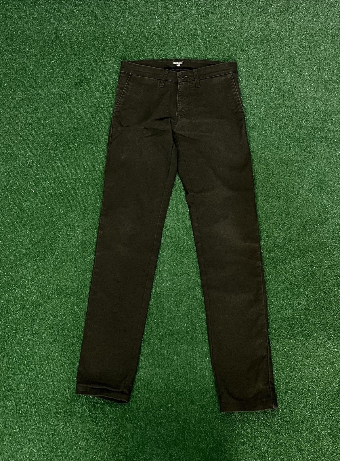 Carhartt × Carhartt Wip × Vintage Vintage Carhartt Straight Fit Chino Sid Pants Size US 29 - 4 Thumbnail