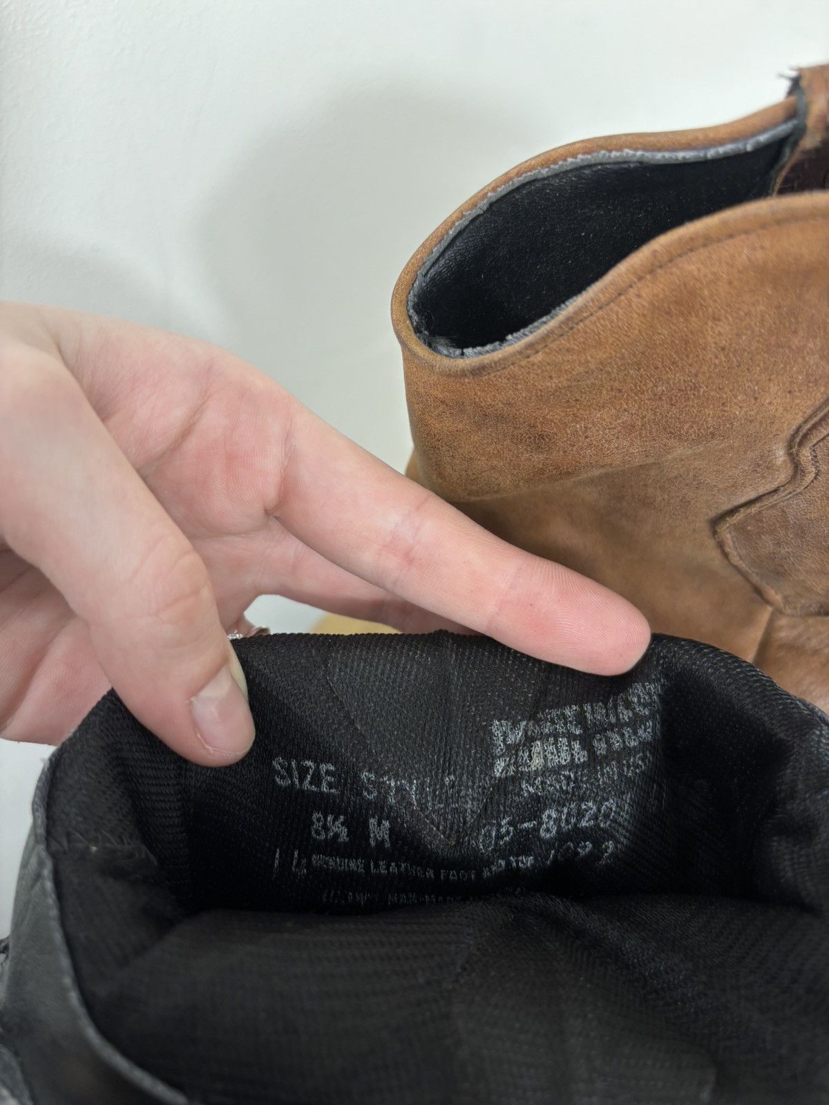 Cowboy Equipment Code West Vintage Women’s Brown Leather Western Cowboy Boots Size US 8.5 / IT 38.5 - 17 Thumbnail