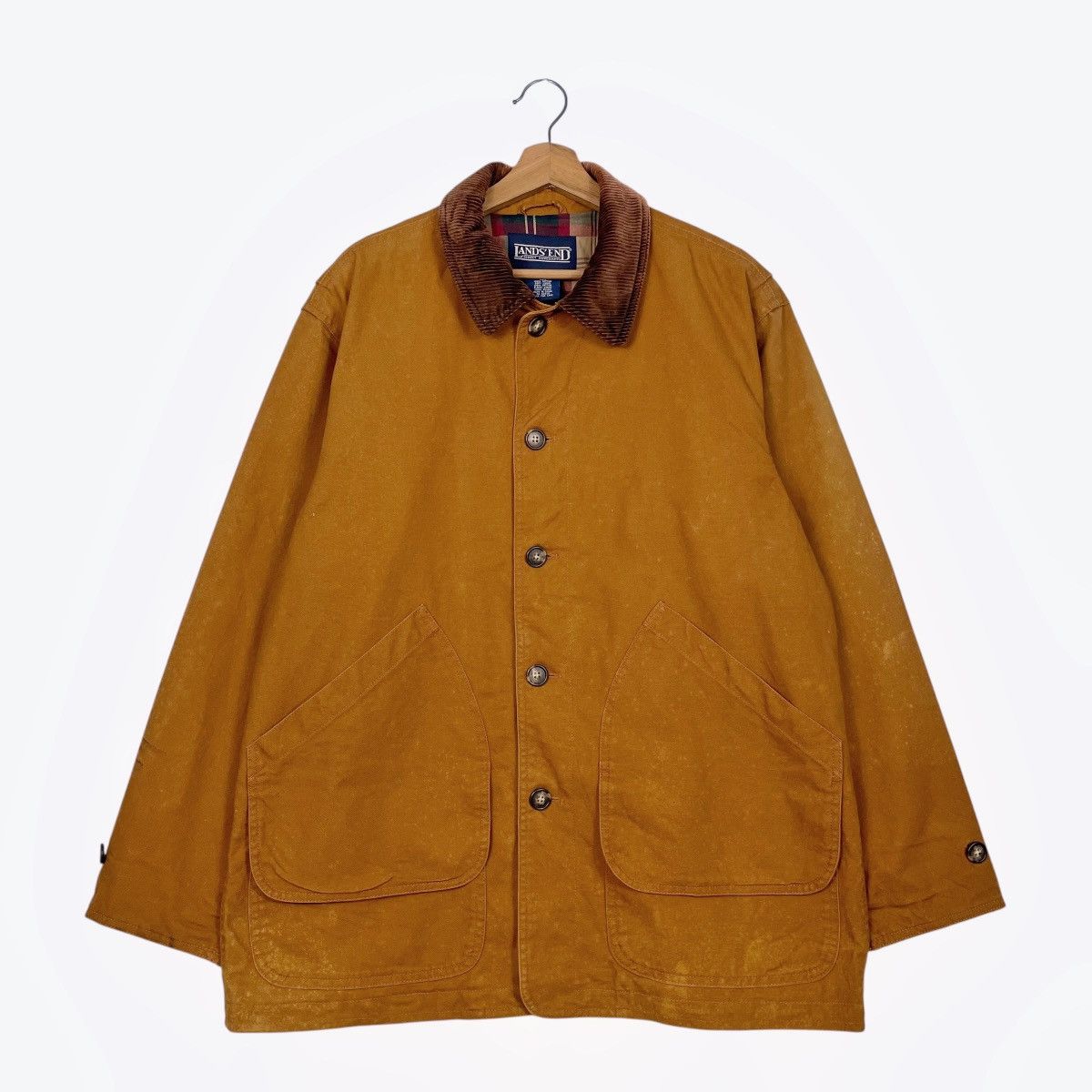 Lands' End Vintage Lands' End Cotton Canvas Barn Chore Hunting Jacket Size US M / EU 48-50 / 2 - 1 Thumbnail