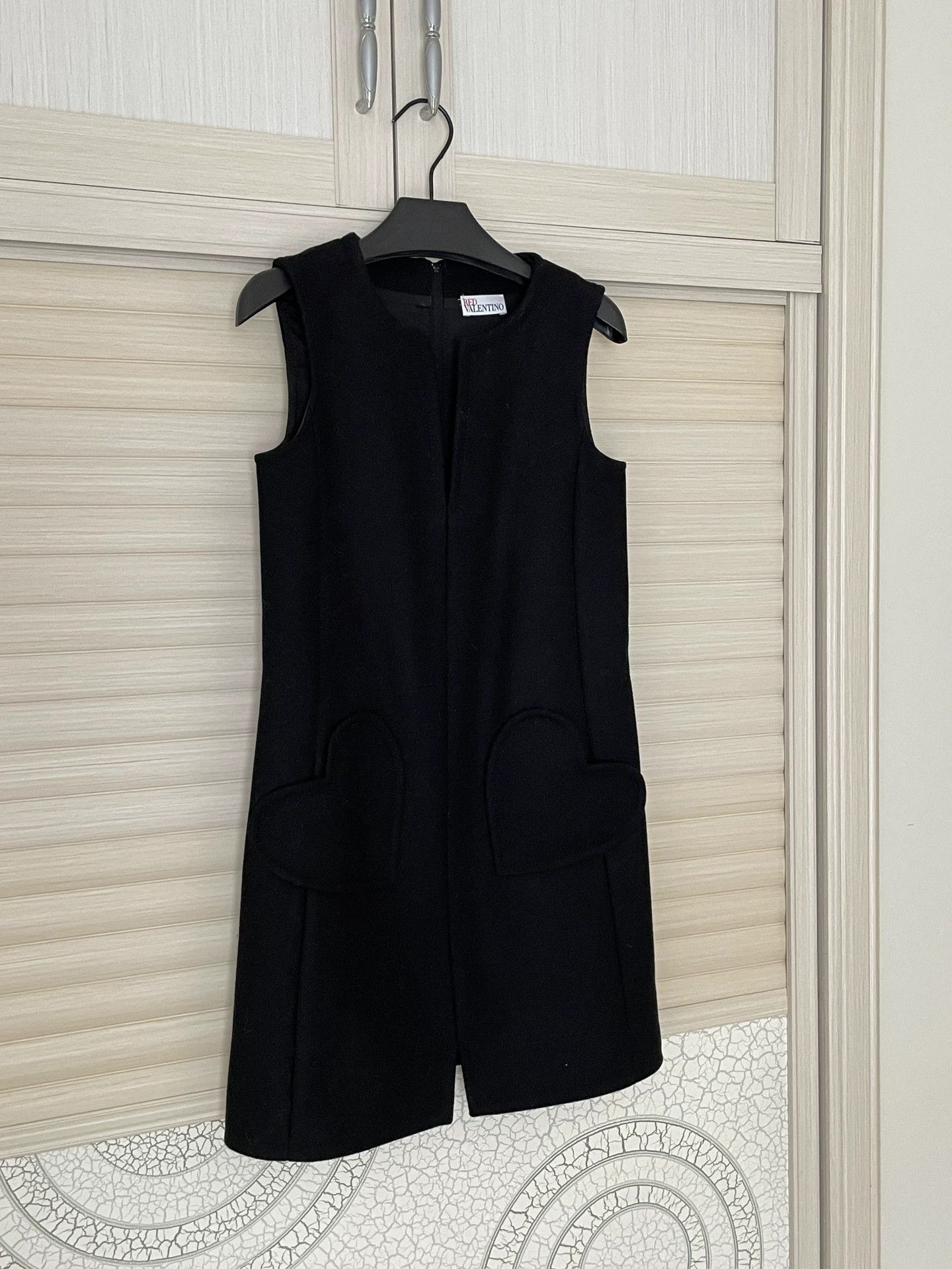 Valentino Red Valentino Heart Wool Dress Size US S / EU 44-46 / 1 - 1 Thumbnail