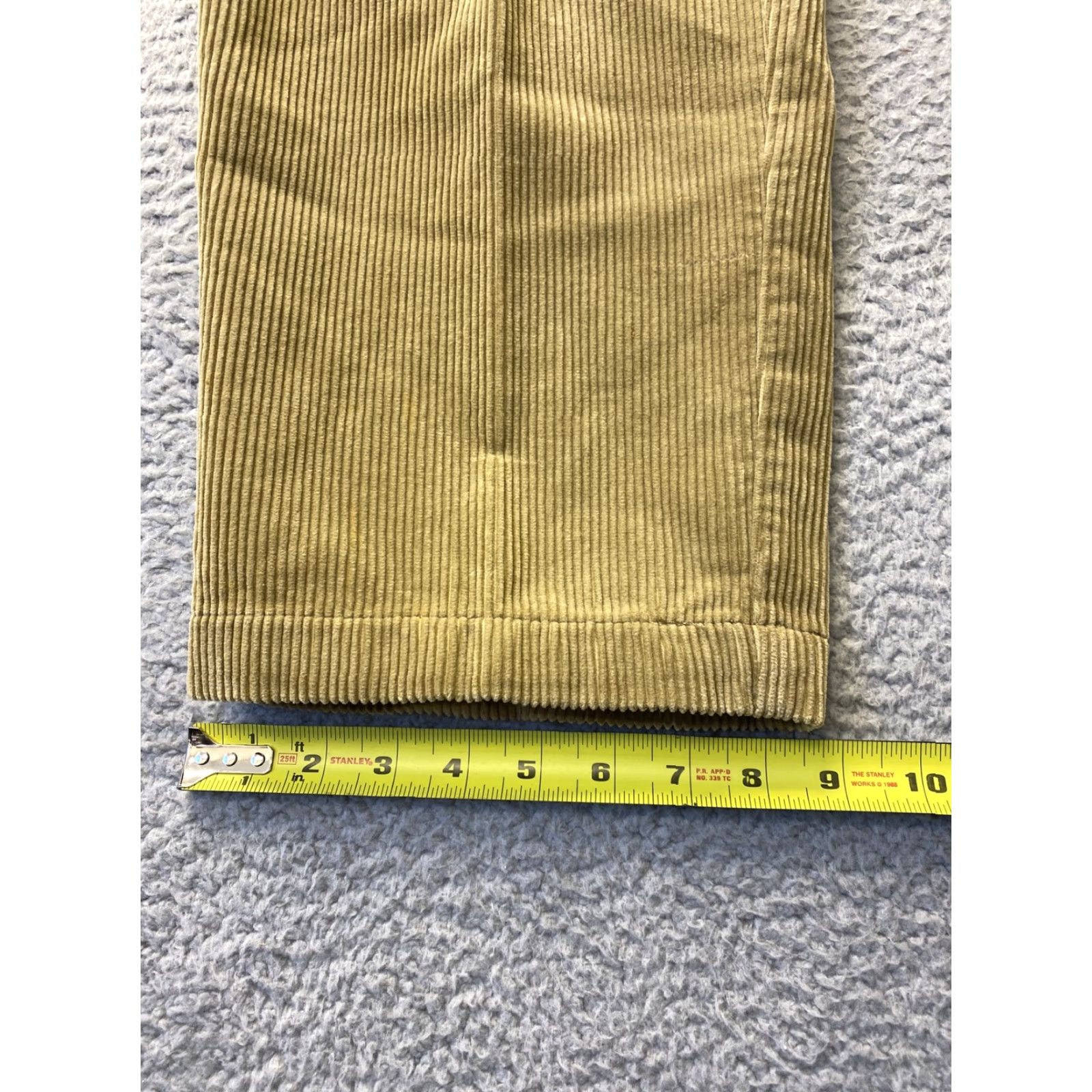 Ralph Lauren LAUREN RALPH LAUREN Corduroy Pants Casual Mens Chino 35x30 Brown Solid Regular Fit Size US 35 - 5 Thumbnail