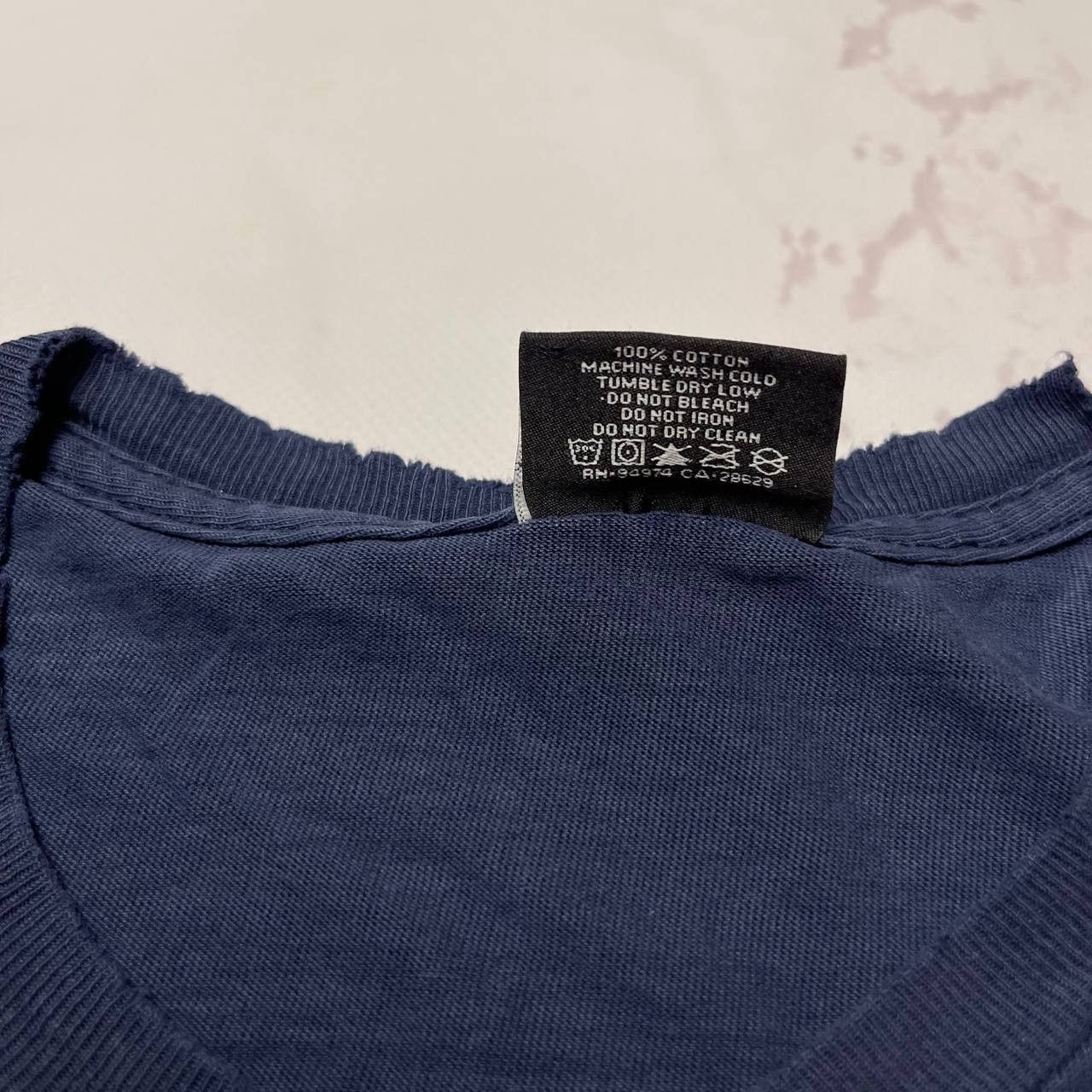 Stussy Vintage Stussy T-Shirt HandMade Navy blue Size M Size US M / EU 48-50 / 2 - 10 Thumbnail