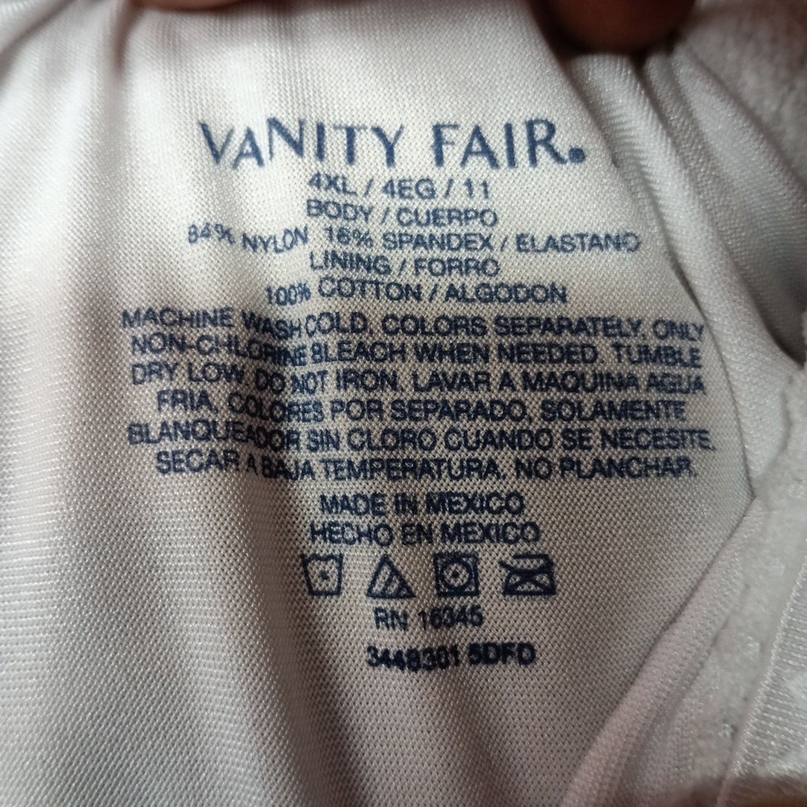Other VANITY FAIR Women 3-Pair Hi Cut Panties Nylon Size 4XL/11 Size ONE SIZE - 4 Thumbnail