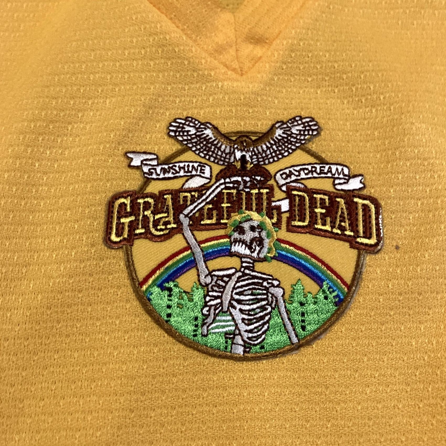 Nike VINTAGE? Nike Bauer Grateful Dead Yellow Hockey Jersey Mens Large Size US L / EU 52-54 / 3 - 2 Thumbnail
