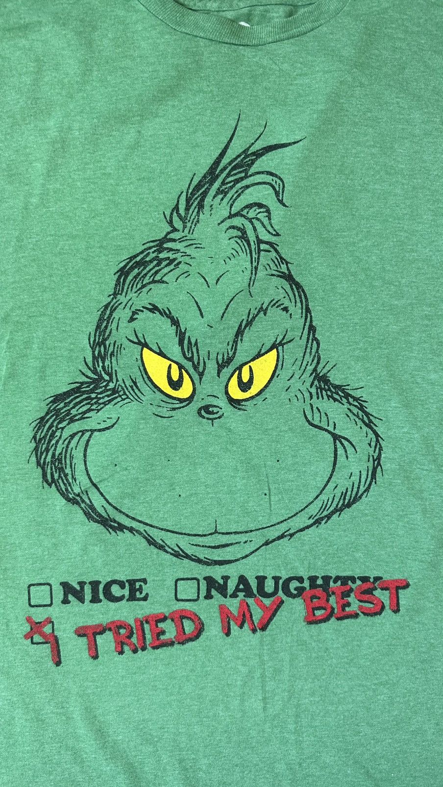 Vintage GRINCH DR SEUSS GROW YOUR HEAT TEE Size US M / EU 48-50 / 2 - 2 Thumbnail