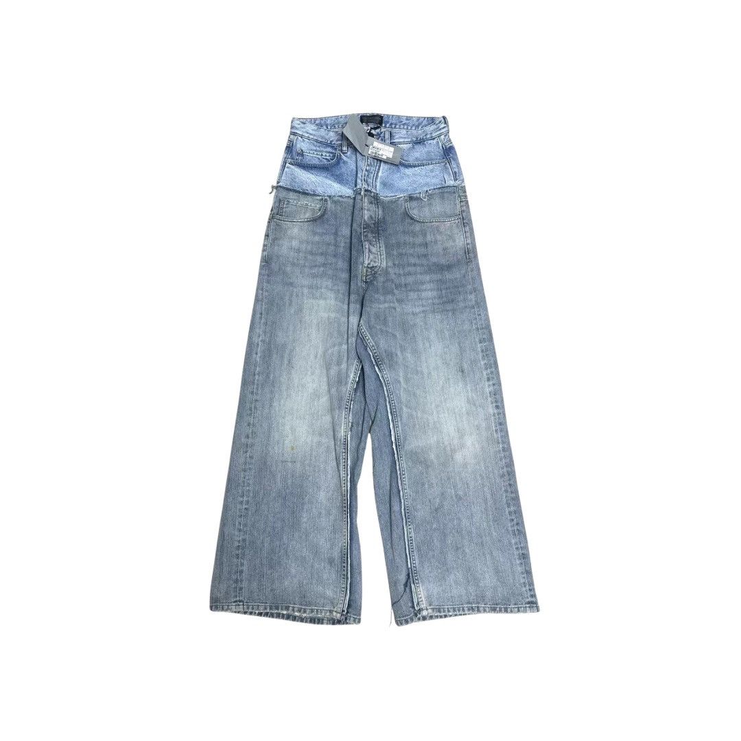 パンツ BALENCIAGA 24AW Cut Up Baggy Denim Men's Cut-up Baggy Pants in Blue | Balenciaga US