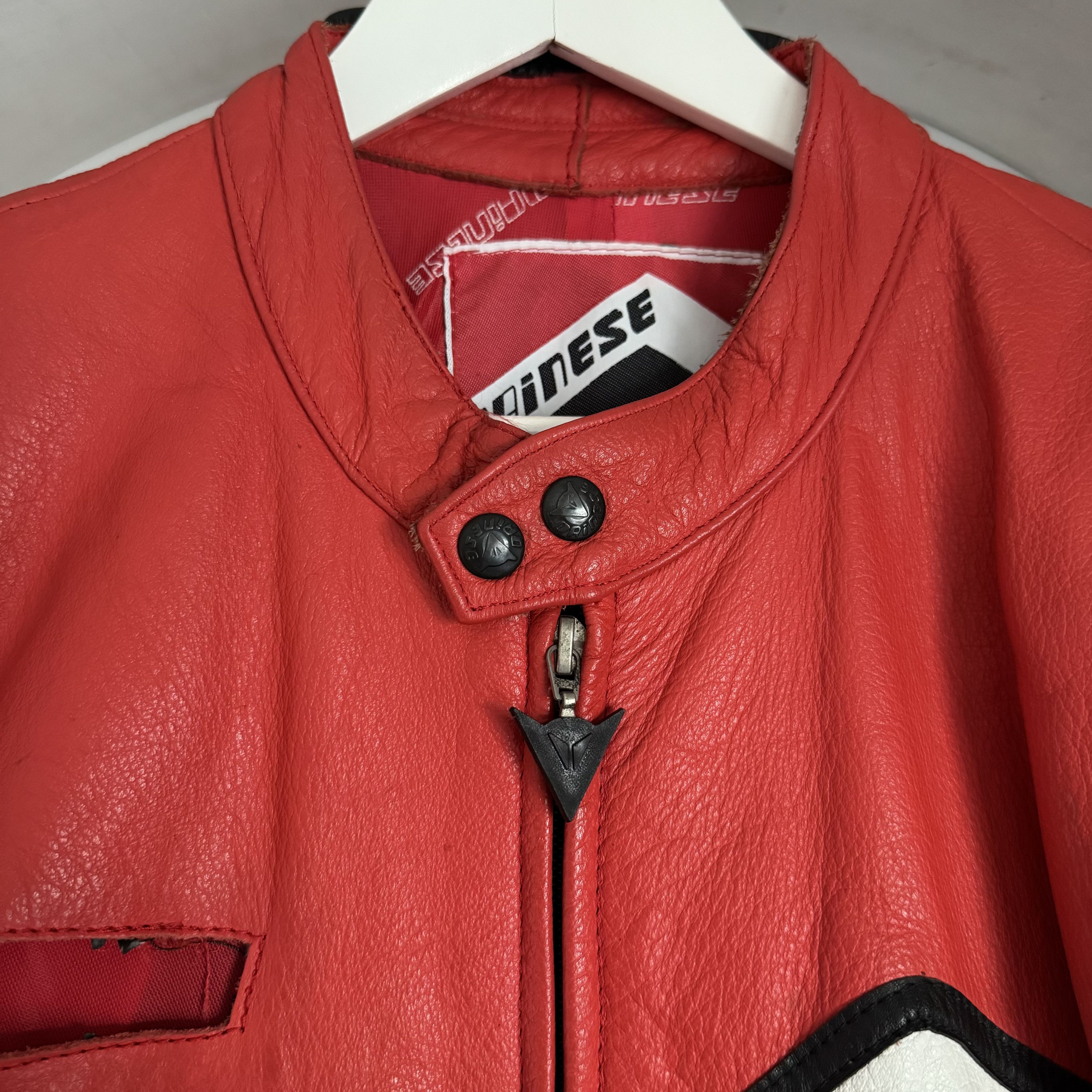 Dainese Vintage DAINESE Moto Suit – Jacket + Pants – Leather Logo Size 46R - 11 Thumbnail