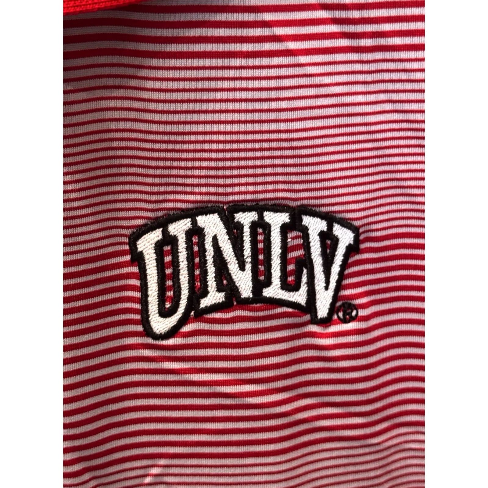 Vintage Rivalry Threads Red Stripe UNLV POLO SHIRT Medium M Mens Polo Shirt Red Stripe UNLV Polo Shirt M Size US M / EU 48-50 / 2 - 5 Thumbnail