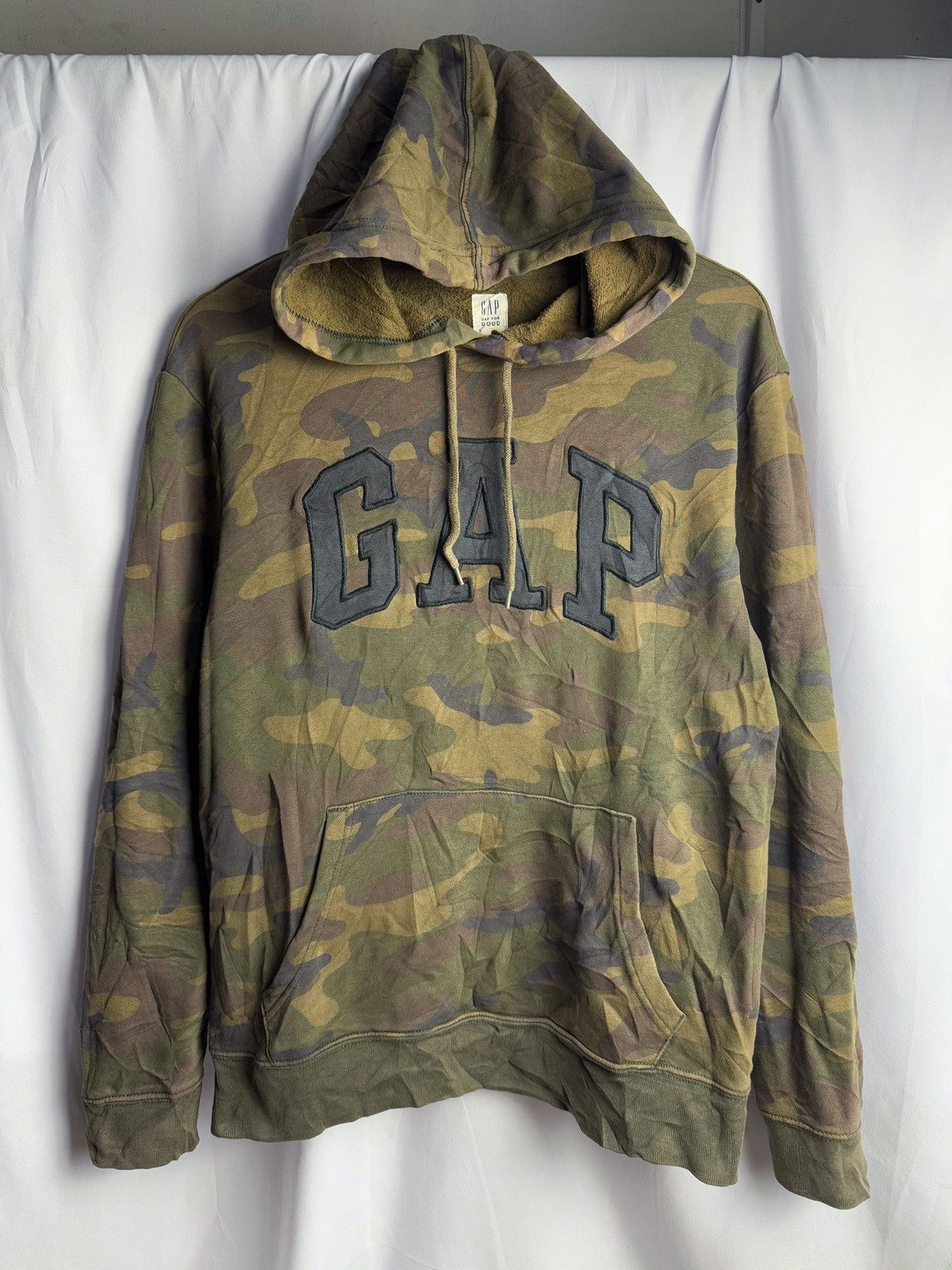 If Six Was Nine × Japanese Brand × Le Grande Bleu (L.G.B.) GAP For Good Camo Hoodie Size US L / EU 52-54 / 3 - 1 Thumbnail