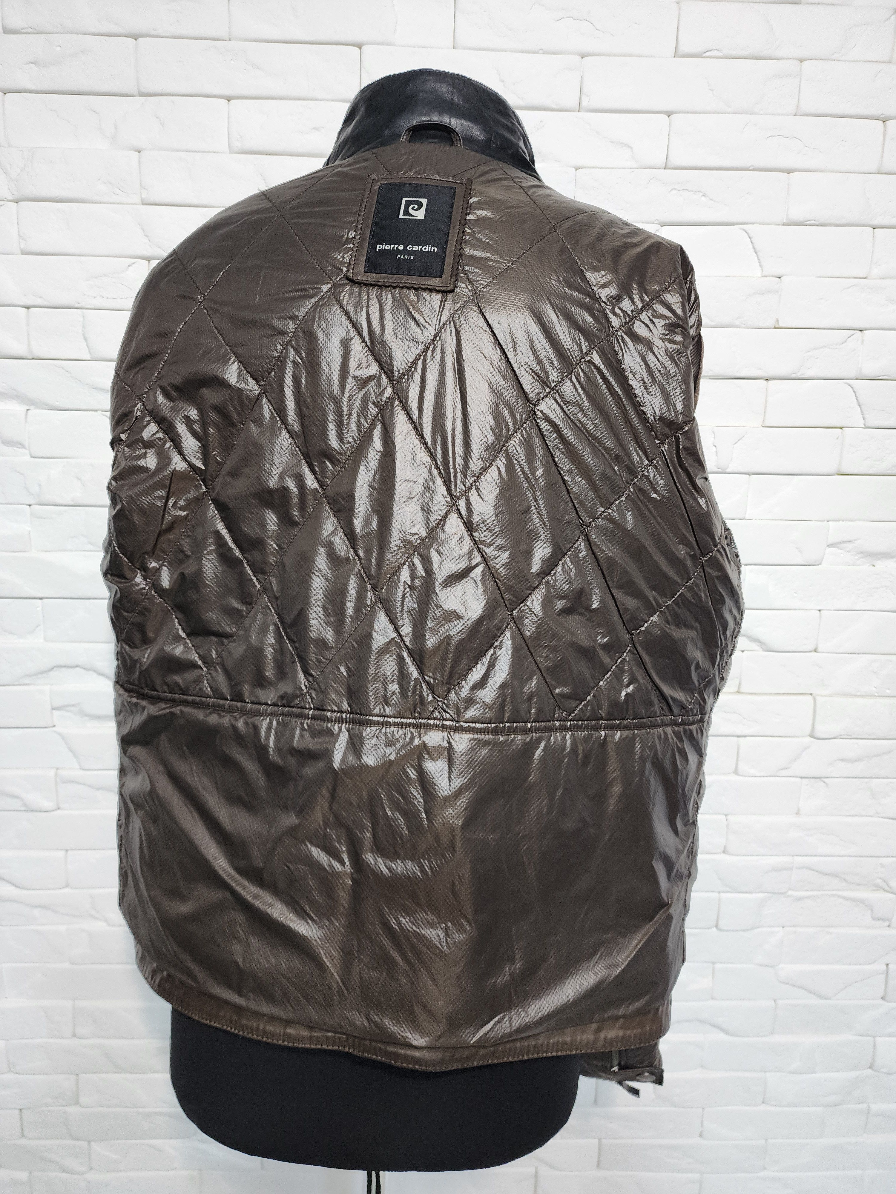Genuine Leather Brown Genuine Leather Jacket: Men's Metal Zipper Size US L / EU 52-54 / 3 - 8 Thumbnail