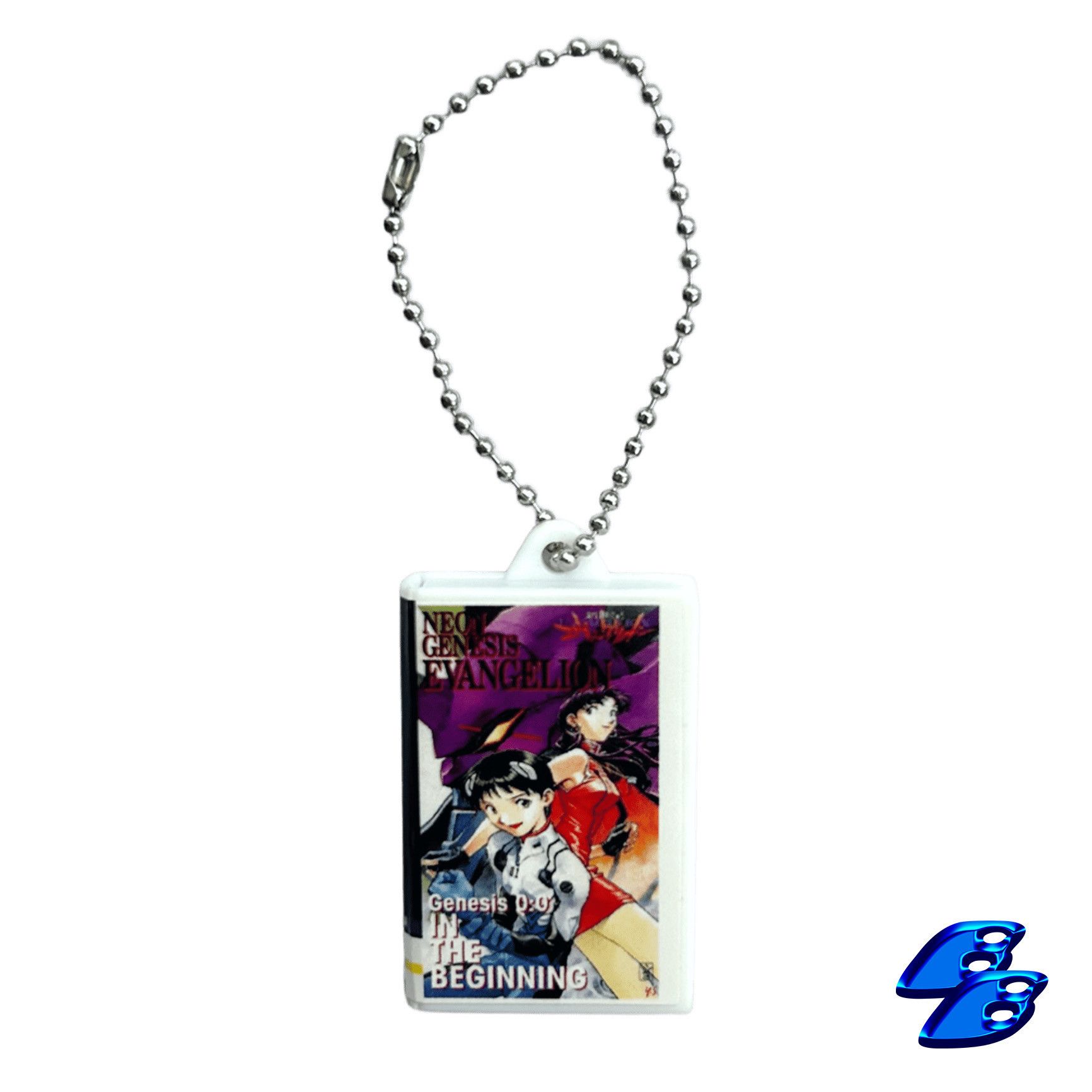 Anime Evangelion VHS Keychain Shinji & MIsato Brand New Size ONE SIZE - 1 Thumbnail
