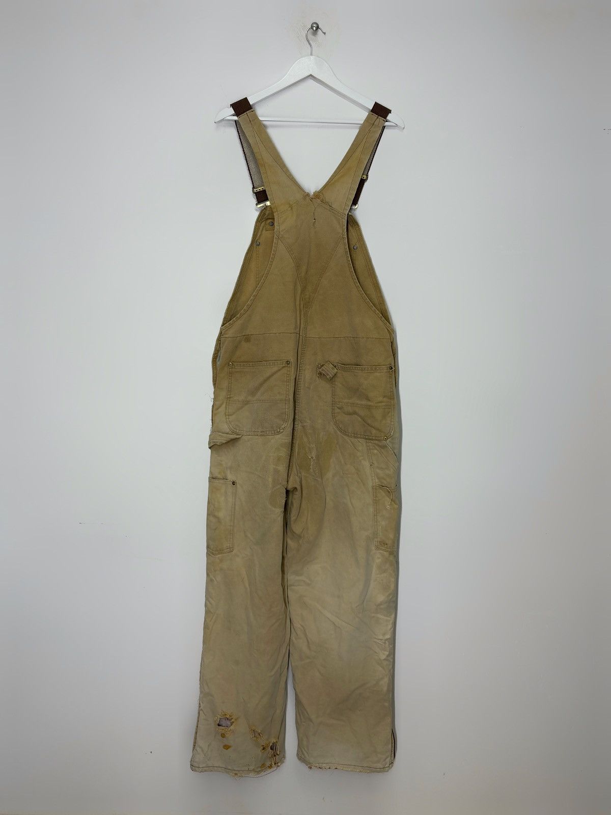 Carhartt Carhartt vintage overall canvas trashed faded mens rare Size US 32 / EU 48 - 2 Thumbnail