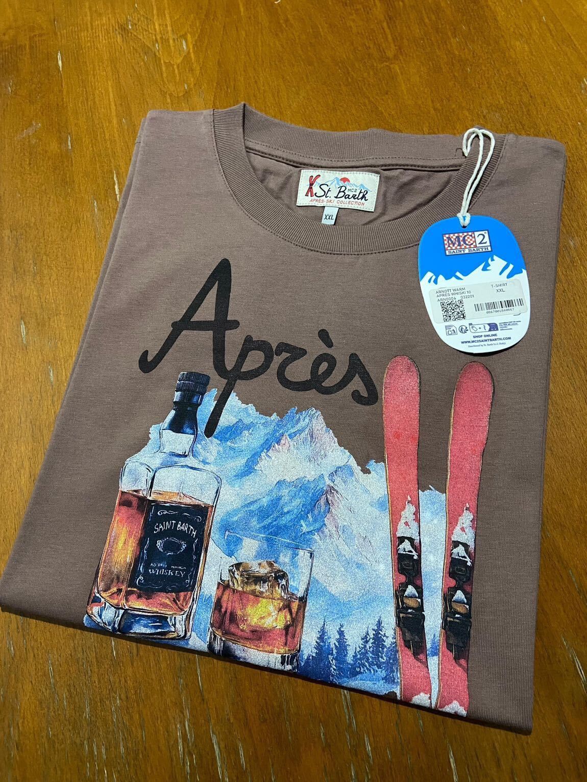 MC2 Saint Barth MC2 Saint Barth "Après WhiSki" Graphic T-Shirt Size US XXL / EU 58 / 5 - 1 Thumbnail