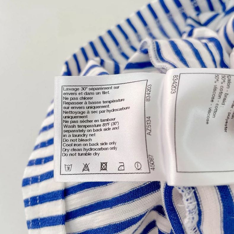Chanel Chanel Blue and white striped knitted dress Size XS / US 0-2 / IT 36-38 - 7 Thumbnail