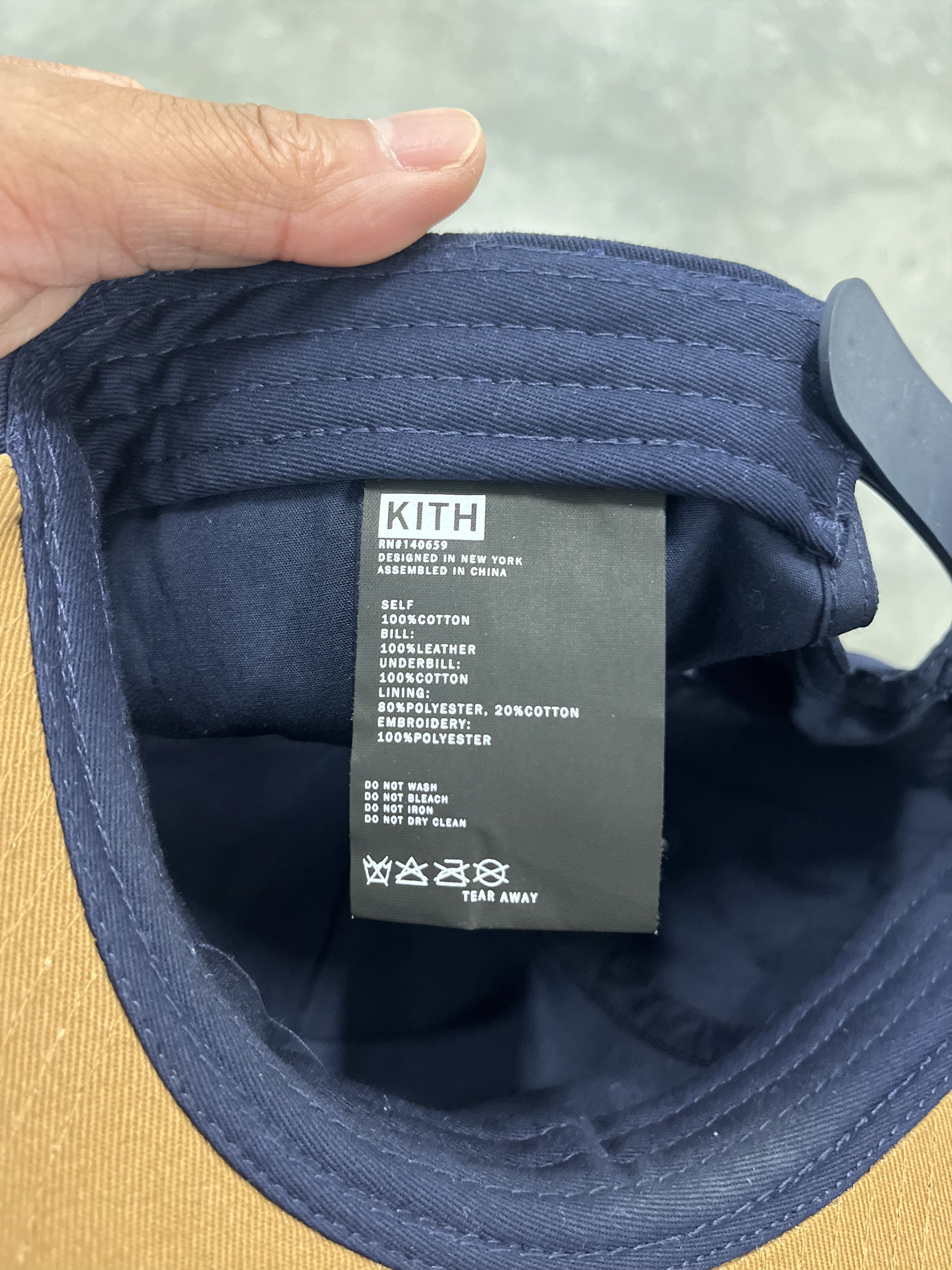 Kith Kith NY To The World Hat Cap Liberty Suede Snapback Size ONE SIZE - 6 Thumbnail