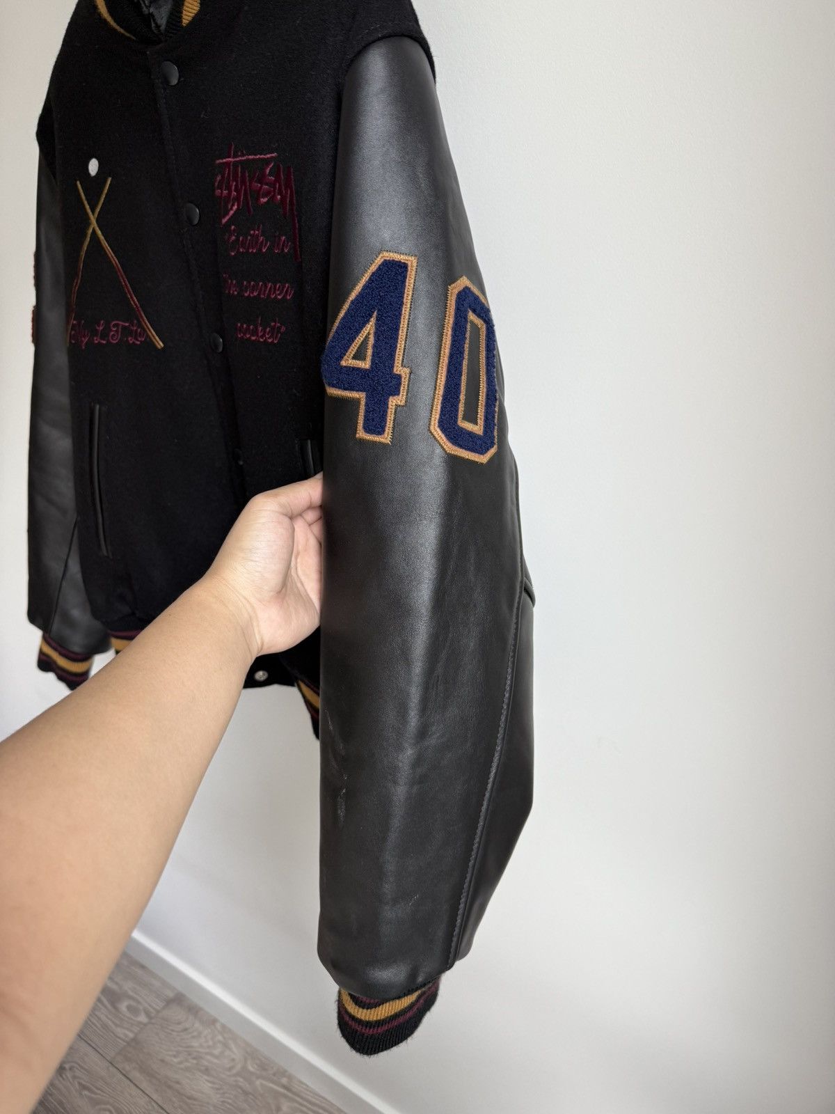 Stussy Stussy 40th Anniversary Varsity Jacket Size US S / EU 44-46 / 1 - 6 Thumbnail