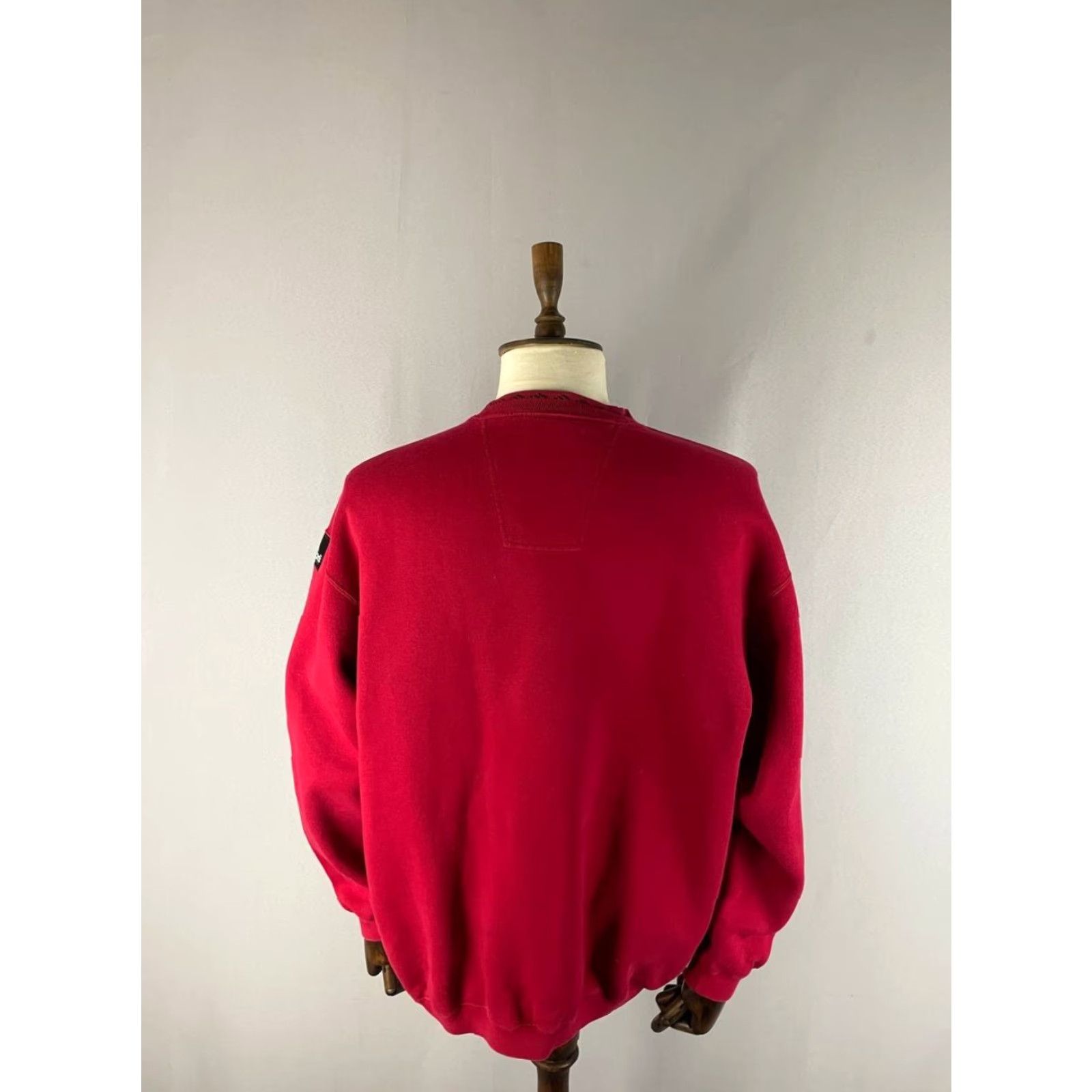 Adidas Adidas Sweatshirt Mens Size L Red Cotton Polyester Fleece Crew Neck Pullover Long Sleeve Activewear Supervised by Adidas Logo Size US L / EU 52-54 / 3 - 2 Thumbnail