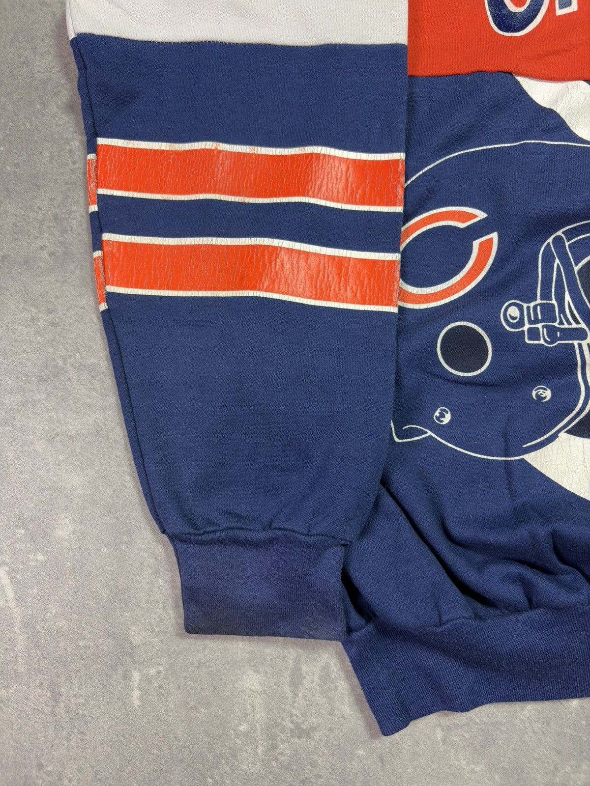 NFL 80/90s Garan Chicago Bears Printed Crewneck Sweatshirt XL Size US XL / EU 56 / 4 - 4 Thumbnail