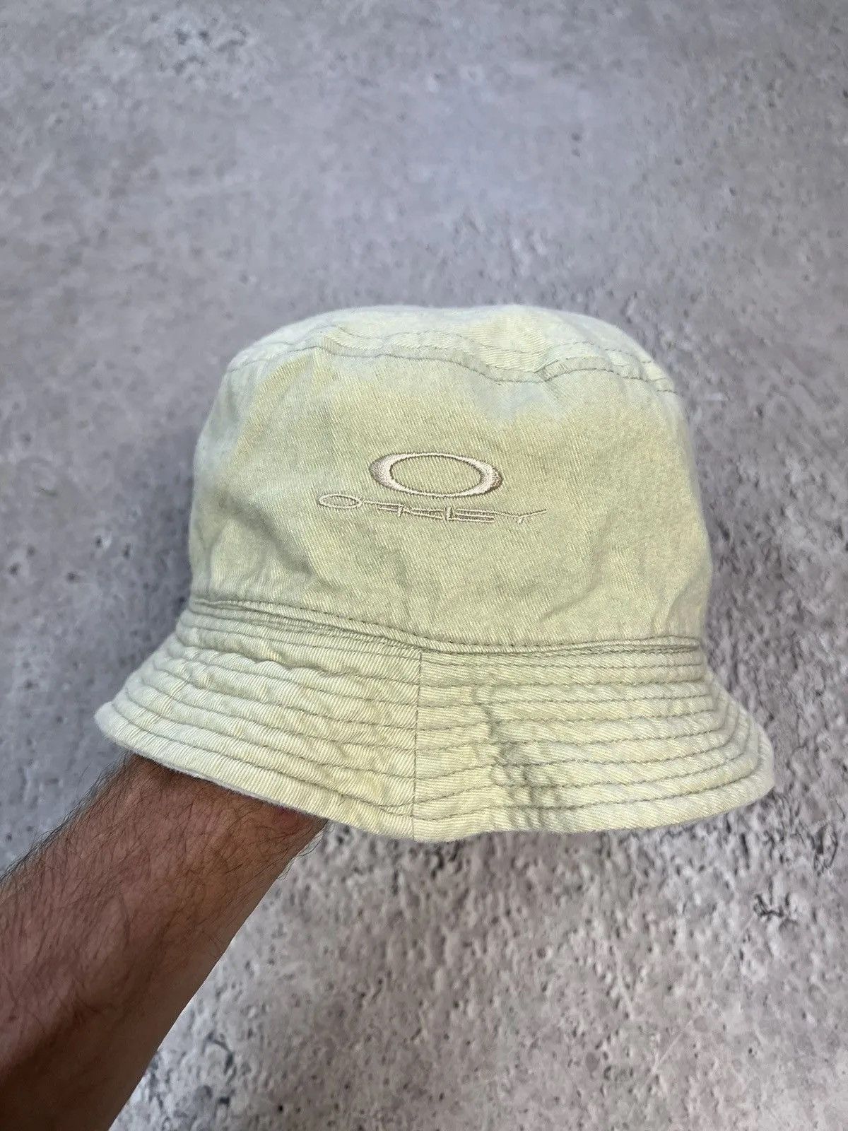 Oakley Japanese rare cotton Oakley 90s hat cap Size ONE SIZE - 6 Thumbnail
