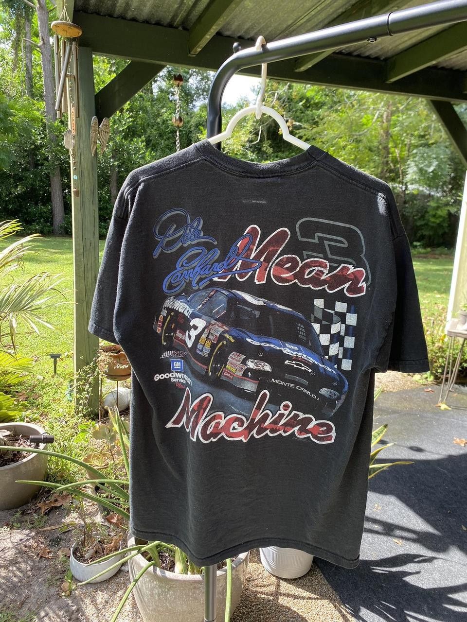 NASCAR Vintage Black Dale Earnhardt NASCAR Mean Machine Graphic tee Size US L / EU 52-54 / 3 - 5 Thumbnail