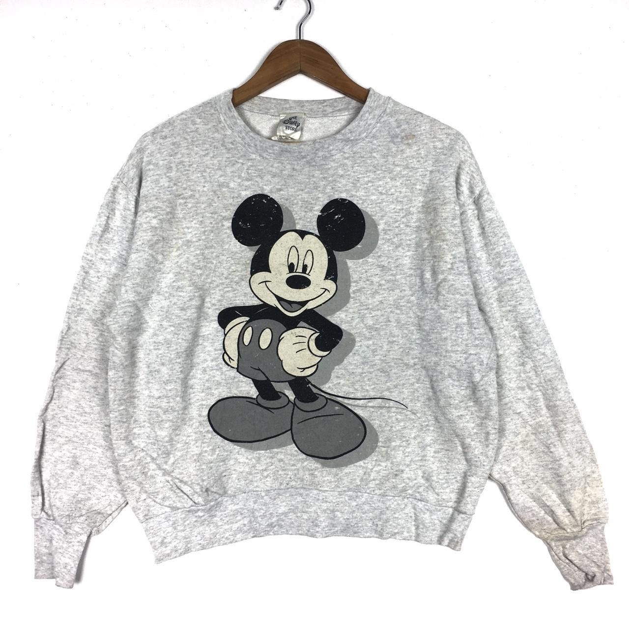 Disney Vintage MICKEY MOUSE Grey Crewneck Sweater Sweatshirt Size M / US 6-8 / IT 42-44 - 1 Thumbnail